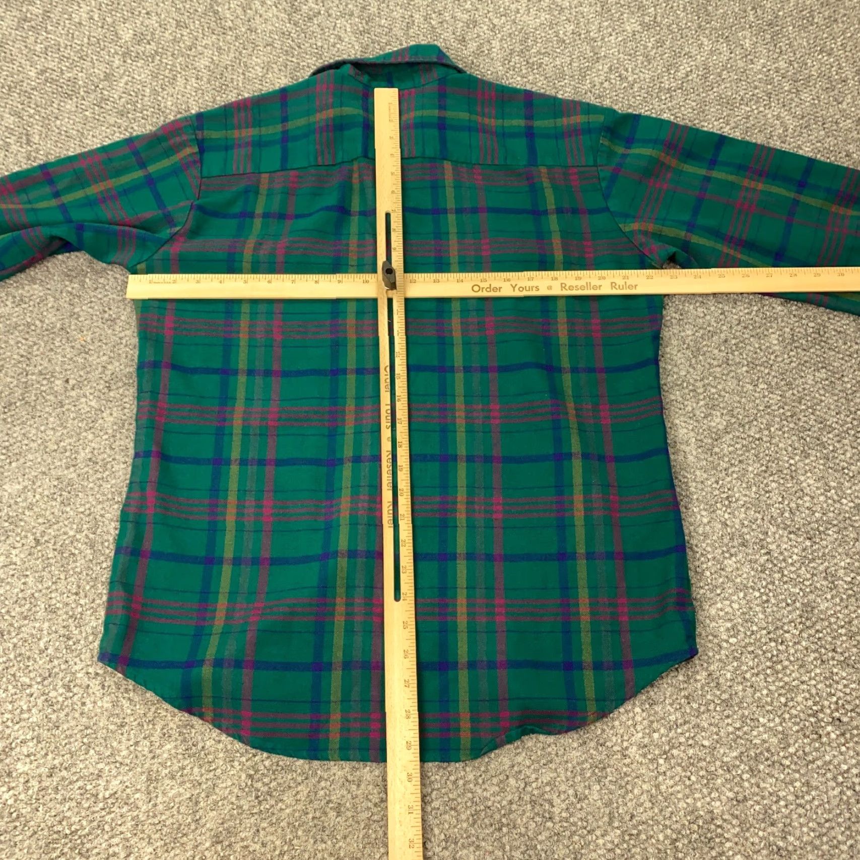 Vintage VINTAGE saugatuck Dry Goods Company Flannel Shirt Mens Medium Green Plaid Size US M / EU 48-50 / 2 - 6 Thumbnail