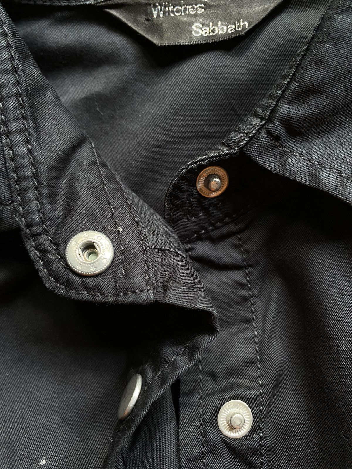 Japanese Brand × Seditionaries Witches‘ Sabbath Y2K Punk Double Pockets Zipper Black Shirt Size S / US 4 / IT 40 - 6 Thumbnail