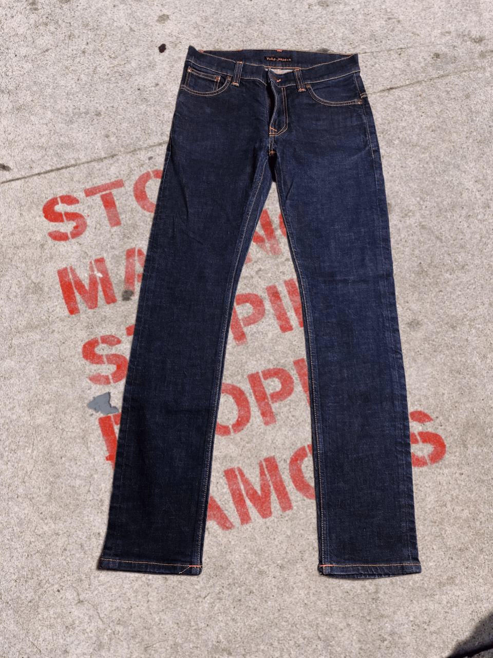 Nudie Jeans Nubie Jeans Vintage Jeans Faded Japanese Y2K Size US 31 - 1 Thumbnail