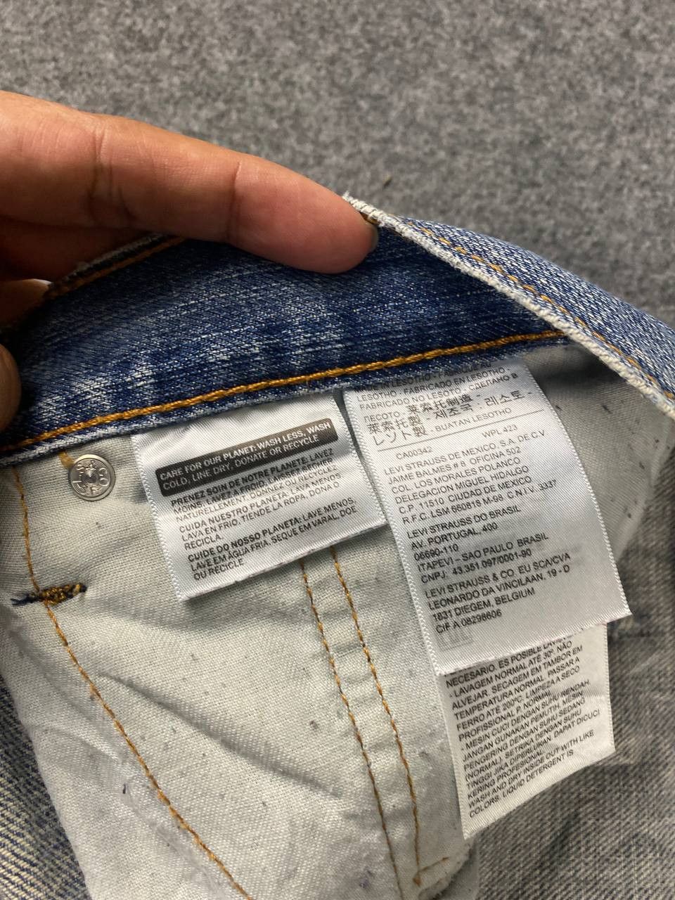 Levi's levis 559 relaxed straight denim nice design Size US 38 / EU 54 - 12 Thumbnail