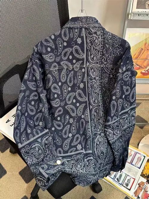 Japanese Brand Hop Street Graffiti Loose Casual Denim Jacket Size US L / EU 52-54 / 3 - 6 Thumbnail