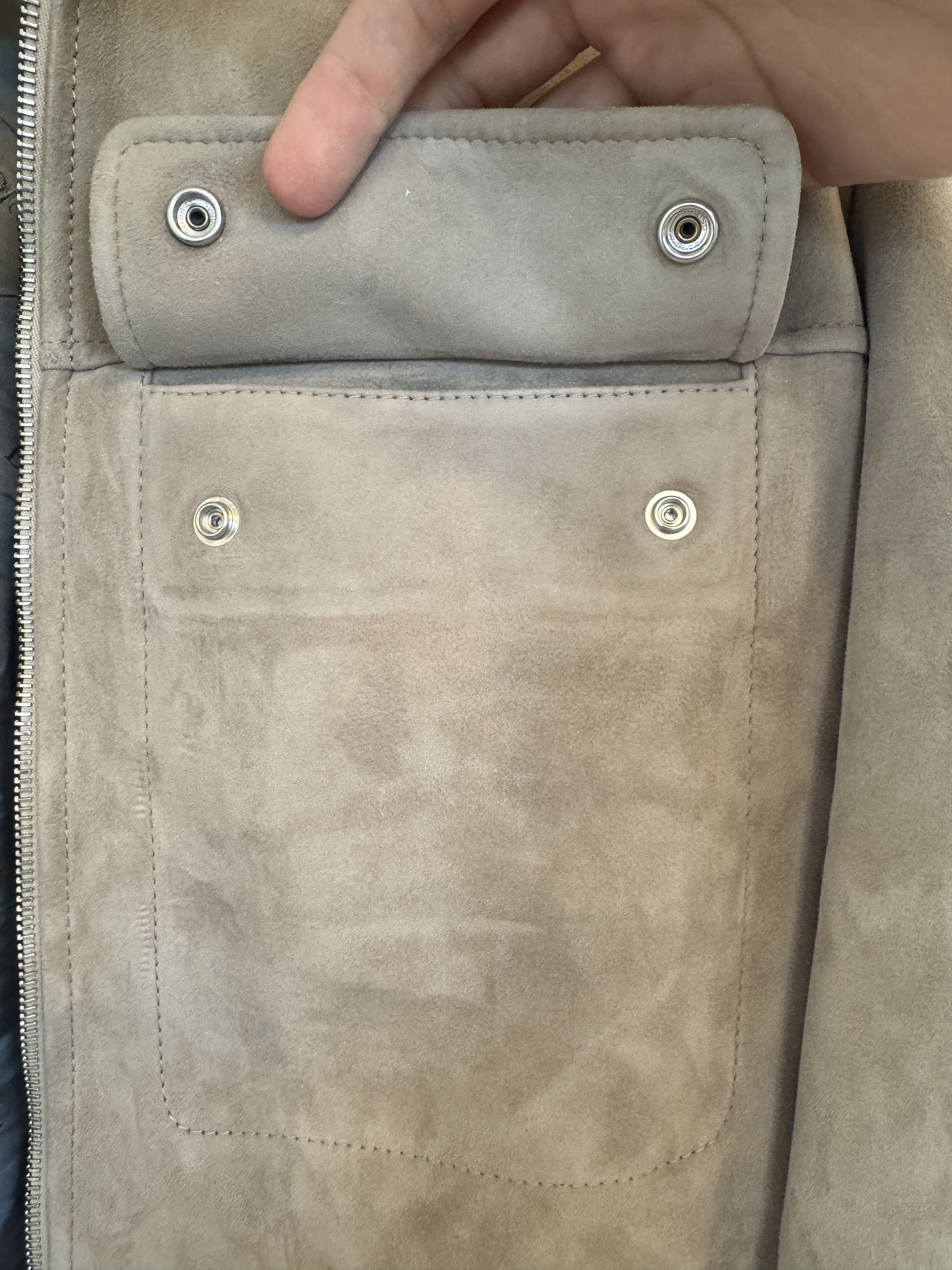 Dior Dior Grey Suede Jacket Size US M / EU 48-50 / 2 - 14 Thumbnail