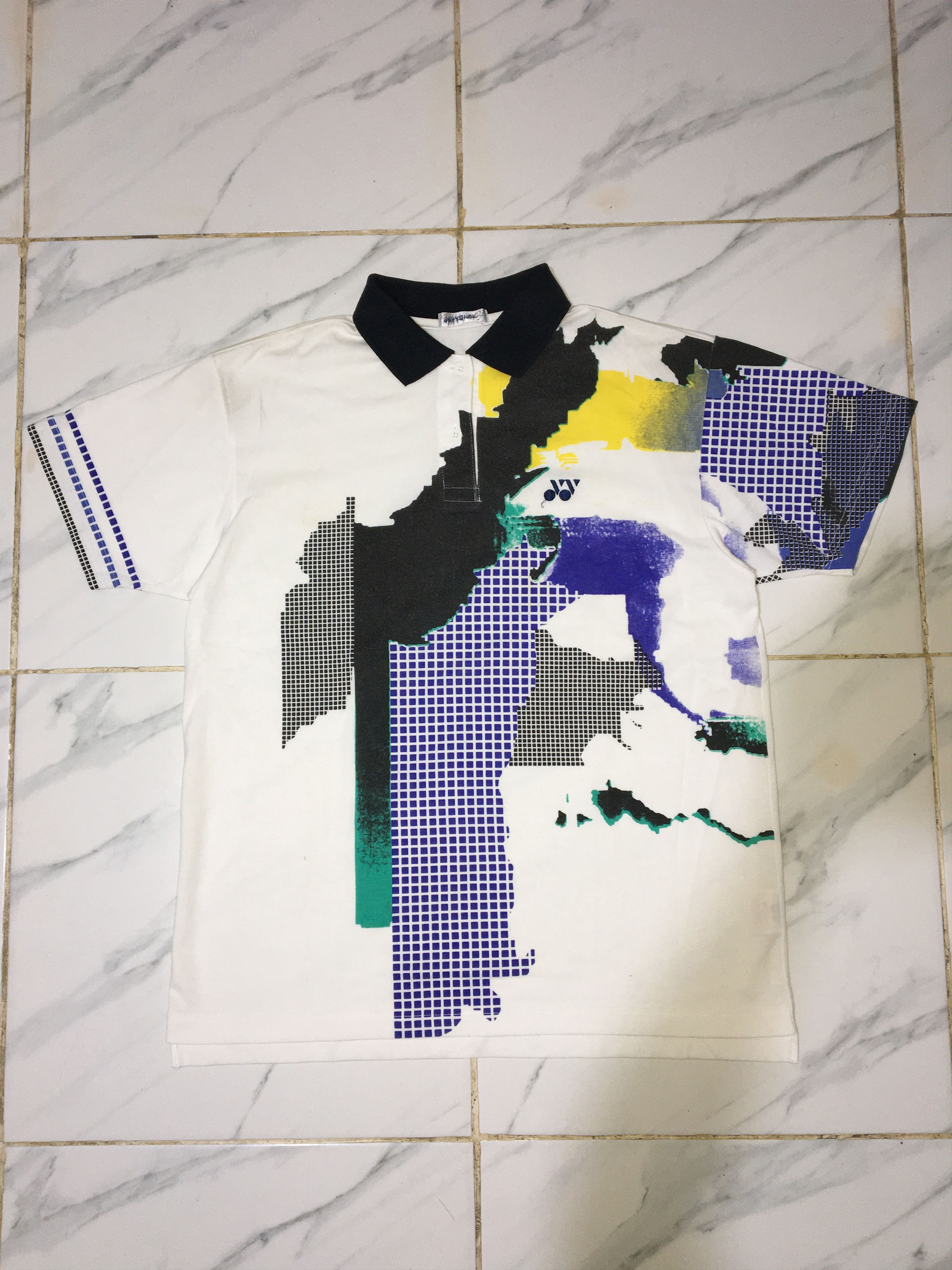 Vintage Vintage Polo Shirt Yonex Size US M / EU 48-50 / 2 - 1 Thumbnail
