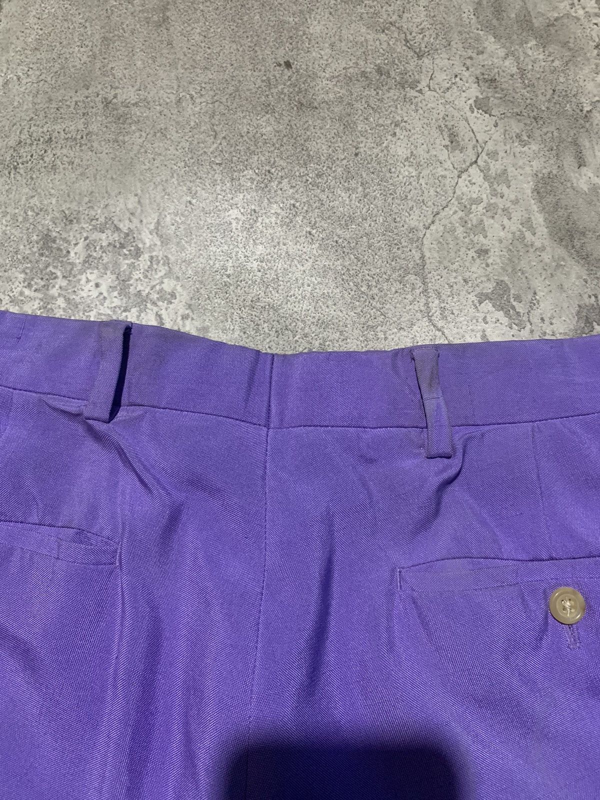 Ralph Lauren Purple Label Ralph Lauren Purple Label purple silk trouser NWT Size US 32 / EU 48 - 18 Thumbnail