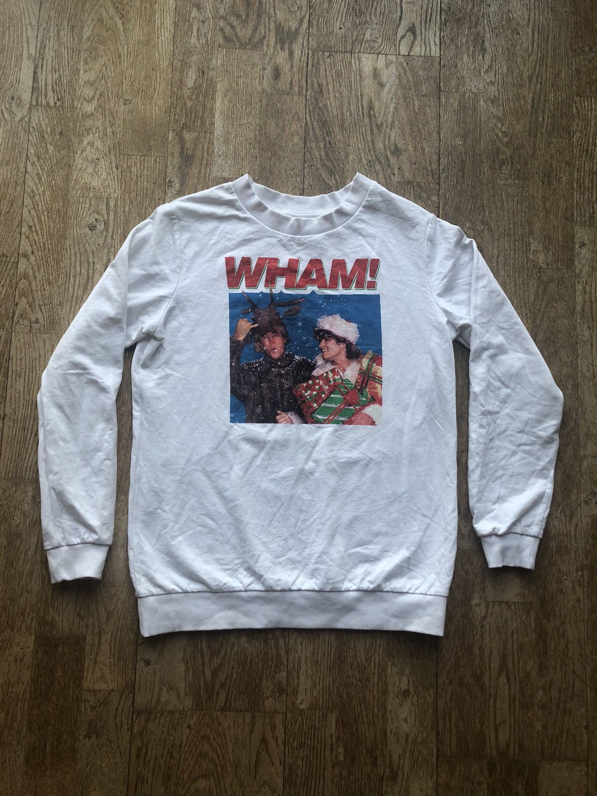 Other × Vintage RARE WHAM CHRISTMAS MOVIE QUALITY CREWNECK SWEATSHIRT Size US S / EU 44-46 / 1 - 1 Thumbnail