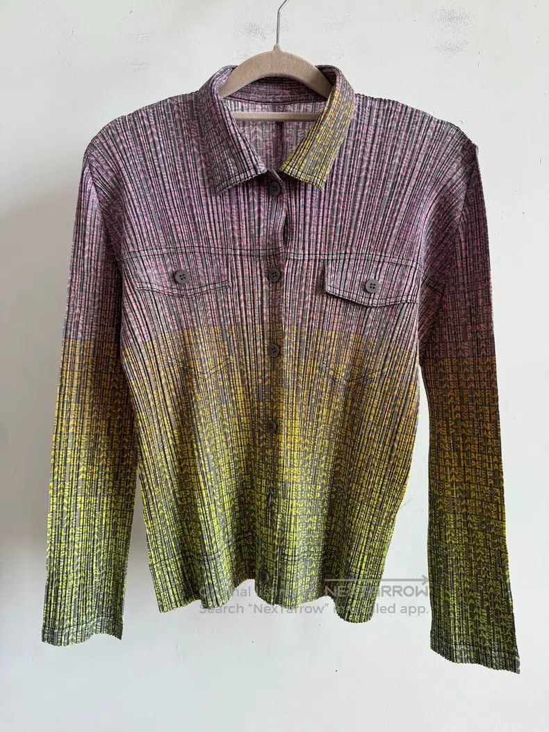 Issey Miyake Issey Miyake Purple Coat Size L / US 10 / IT 46 - 1 Thumbnail