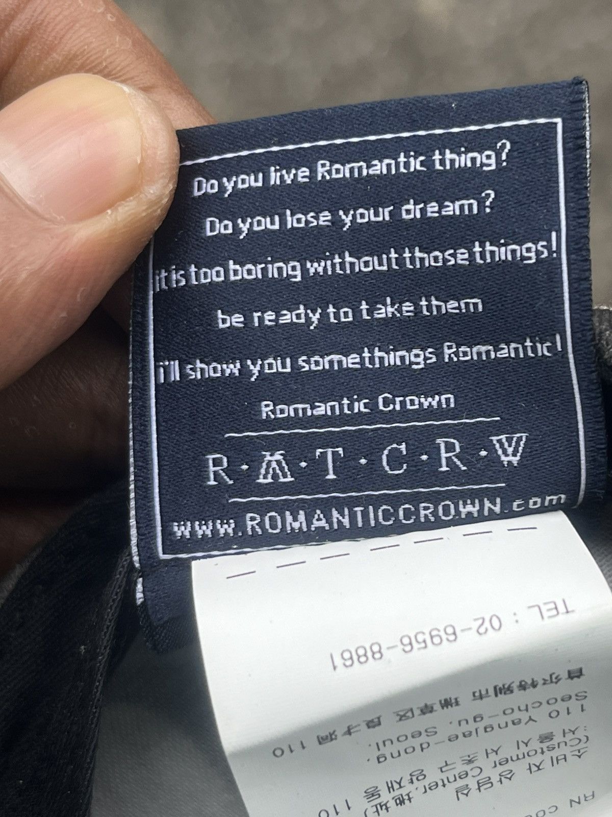 Japanese Brand Romantic Crown Streetwear Cap All Over Typography Print Size ONE SIZE - 10 Thumbnail