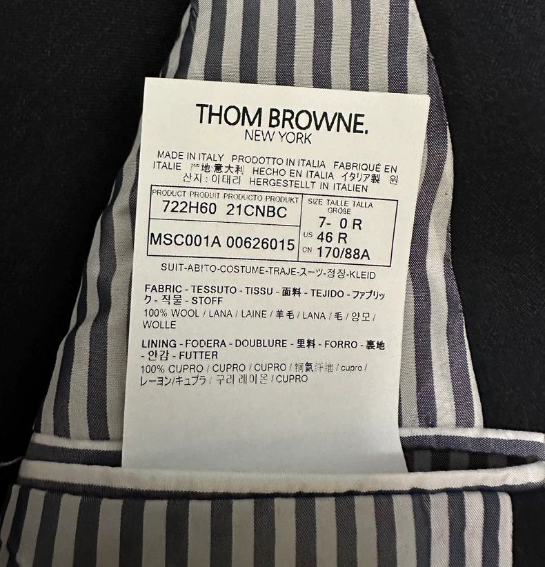 Thom Browne Classic Thom Browne Black Suit Set-dmc Size US M / EU 48-50 / 2 - 1 Thumbnail