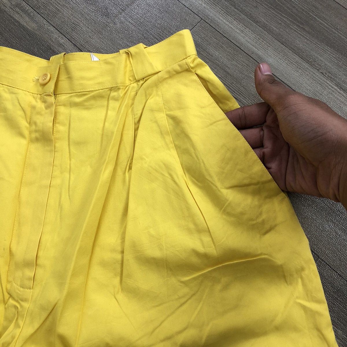 Christian Dior Monsieur × Dior × Vintage Vintage Christian Dior Sport Yellow Trouser Pants Size 28" / US 6 / IT 42 - 4 Thumbnail