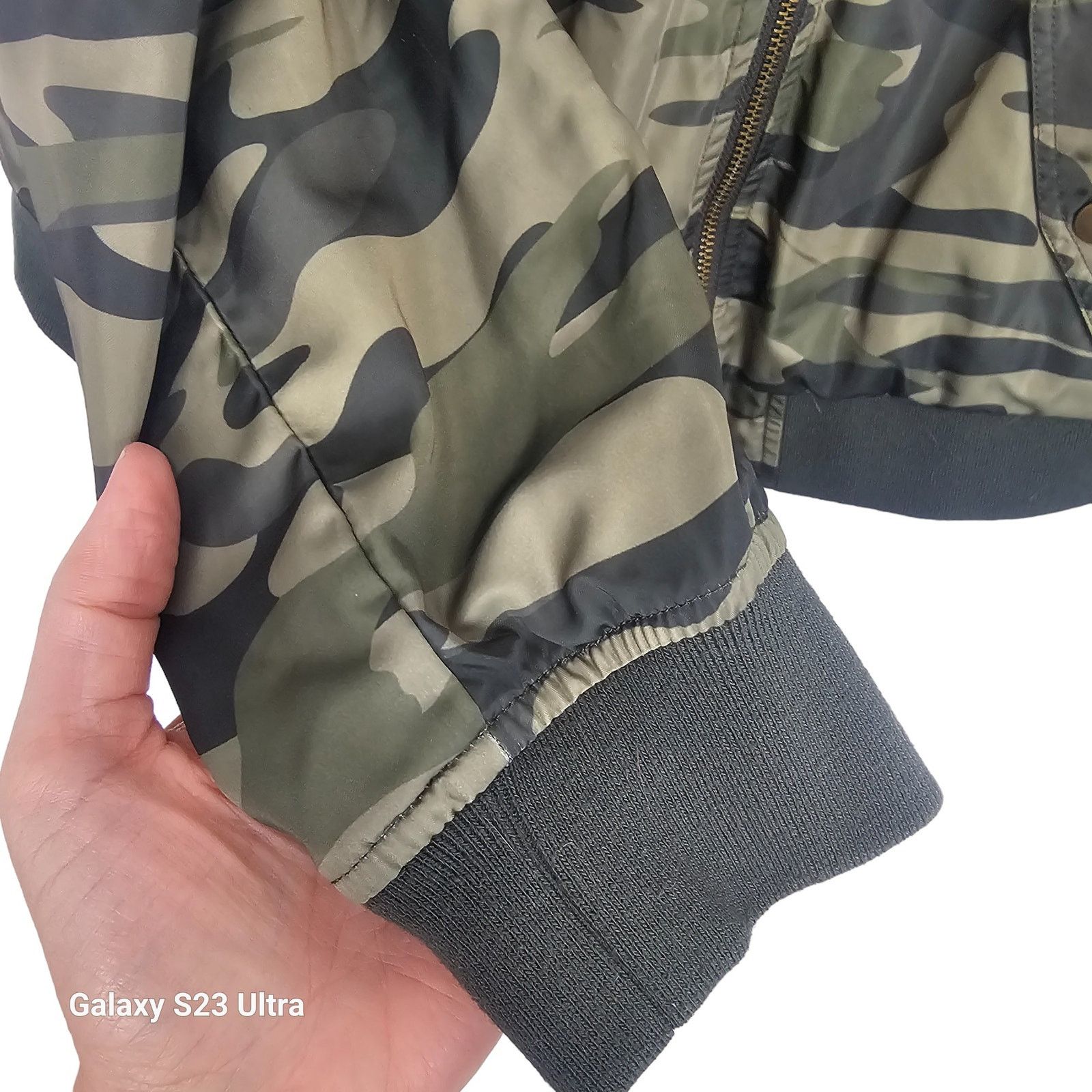 Torrid Torrid Womens Camo Bomber Jacket Full Zip Plus Size 00X Army Size XXS / US 00 / IT 34 - 5 Thumbnail