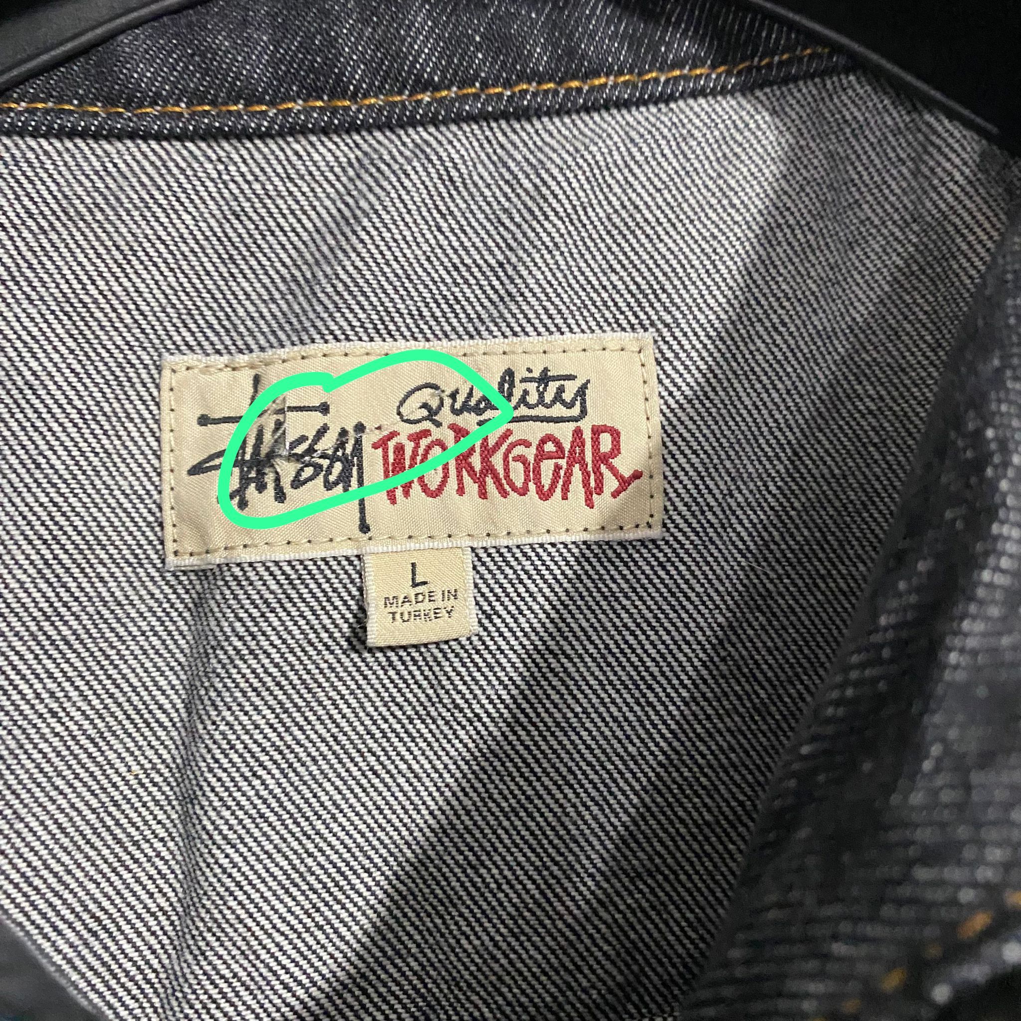 Stussy Zip Work Denim City Link Jacket Size US L / EU 52-54 / 3 - 3 Thumbnail