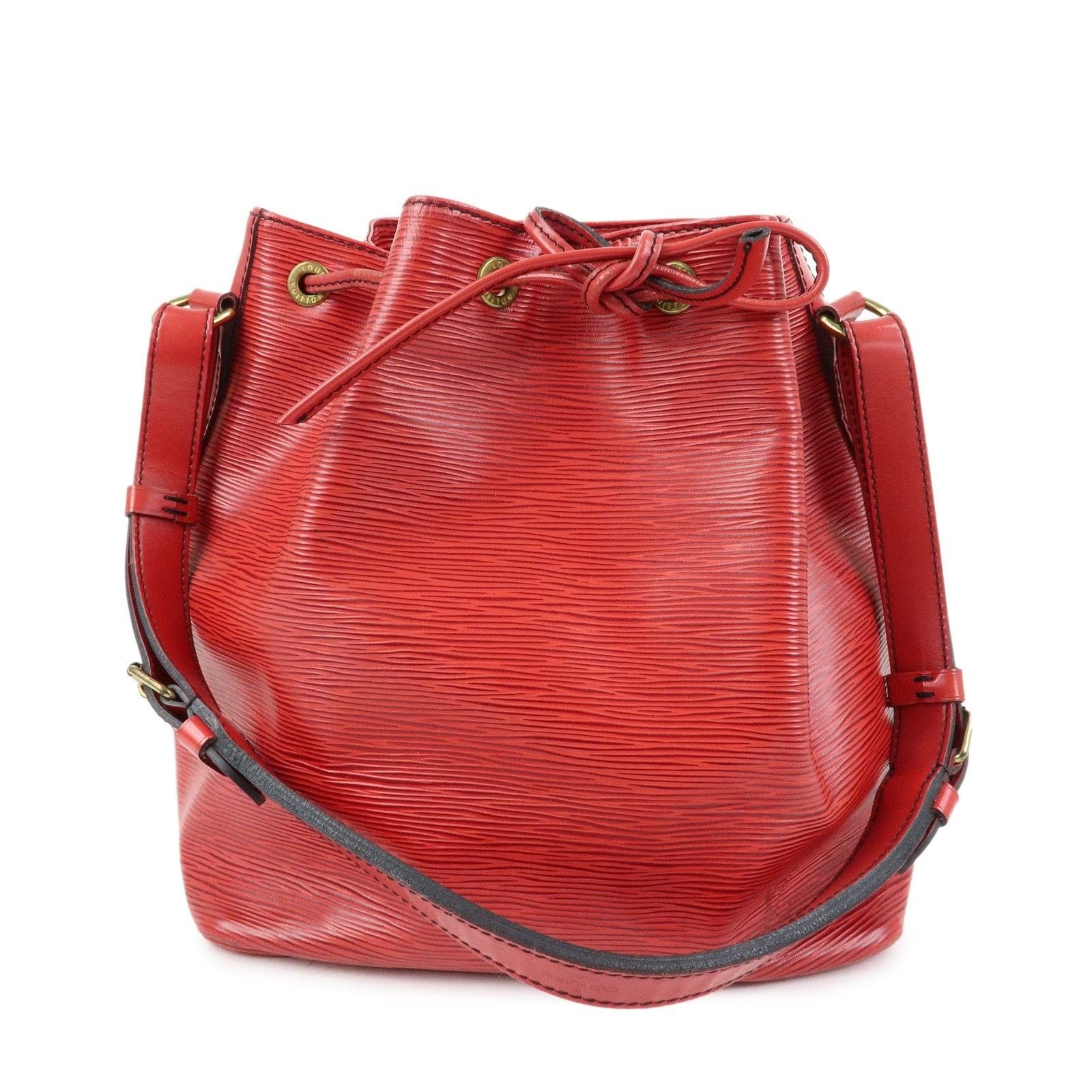 Louis Vuitton Louis Vuitton Epi Petit Noe Shoulder Bag Leather Bucket Red Size ONE SIZE - 1 Thumbnail