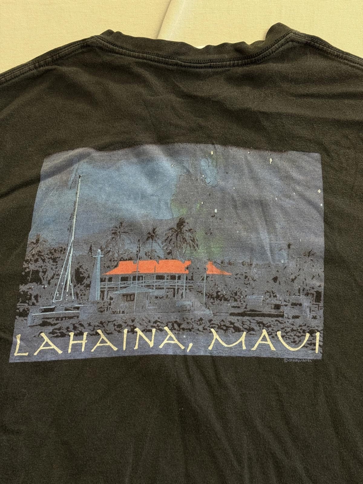 Designer Faded Lahaina Maui Hawaii T-shirt Crazy Shirt Melted Photo M Size US M / EU 48-50 / 2 - 2 Thumbnail