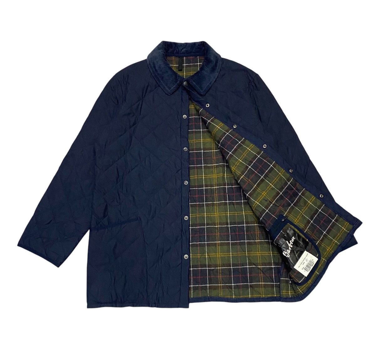 Barbour Barbour Heritage Liddesdale Quilted Snap Button Jacket Size US L / EU 52-54 / 3 - 6 Thumbnail