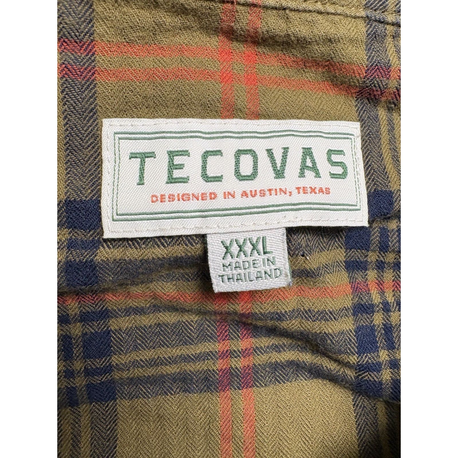 Tecovas Tecovas Pearl Snap Flannel Shirt Men 3XL Western Plaid Cowboy Long Sleeve Size US XXL / EU 58 / 5 - 3 Thumbnail