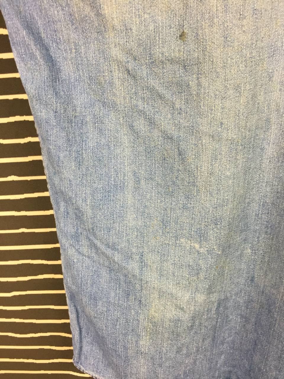 Blue Blue Japan Blue Blue Japan Distressed Sawtooth Western Denim Shirt Size US M / EU 48-50 / 2 - 12 Thumbnail