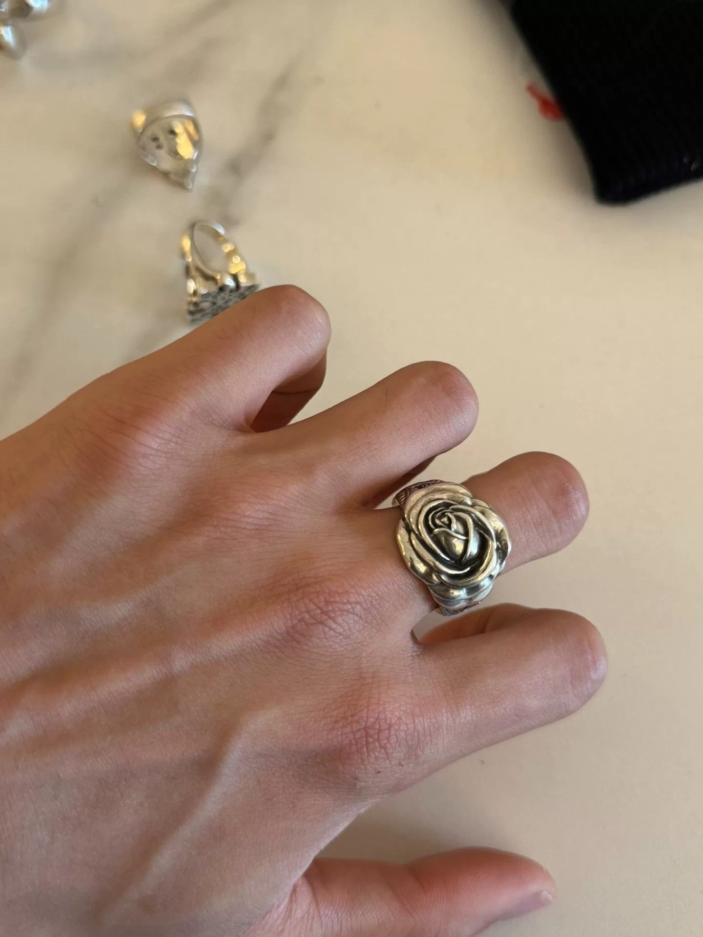 The Great Frog The Great Frog Rose Ring Size ONE SIZE - 2 Thumbnail
