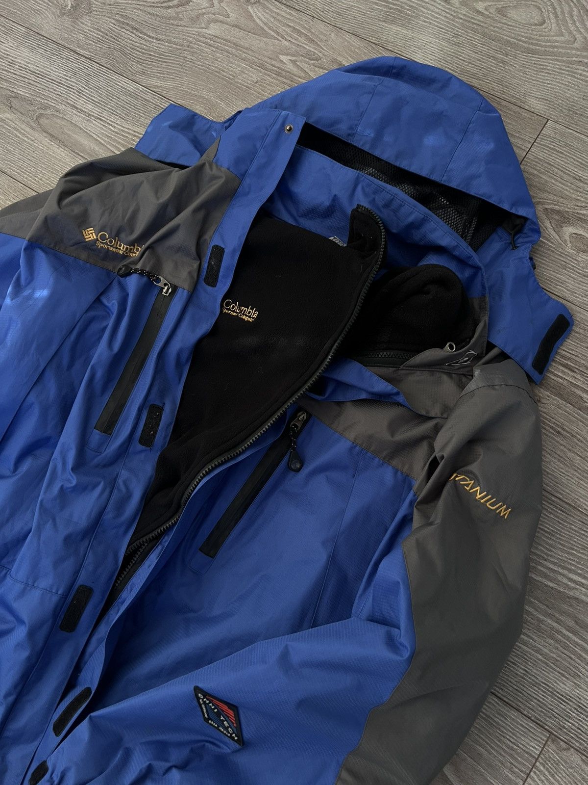Columbia Vintage Columbia Titanium Omni-Tech Waterproof 2in1 Jacket Size US XXL / EU 58 / 5 - 13 Thumbnail