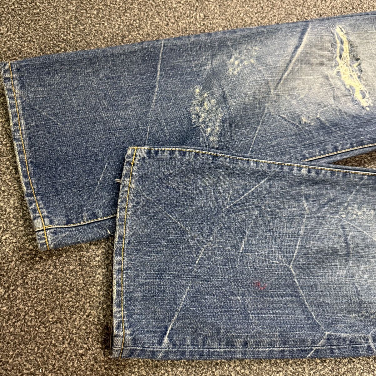 14th Addiction 🔥🇯🇵 Japanese Distressed Archival Co&Lu Denim Size US 33 - 14 Thumbnail