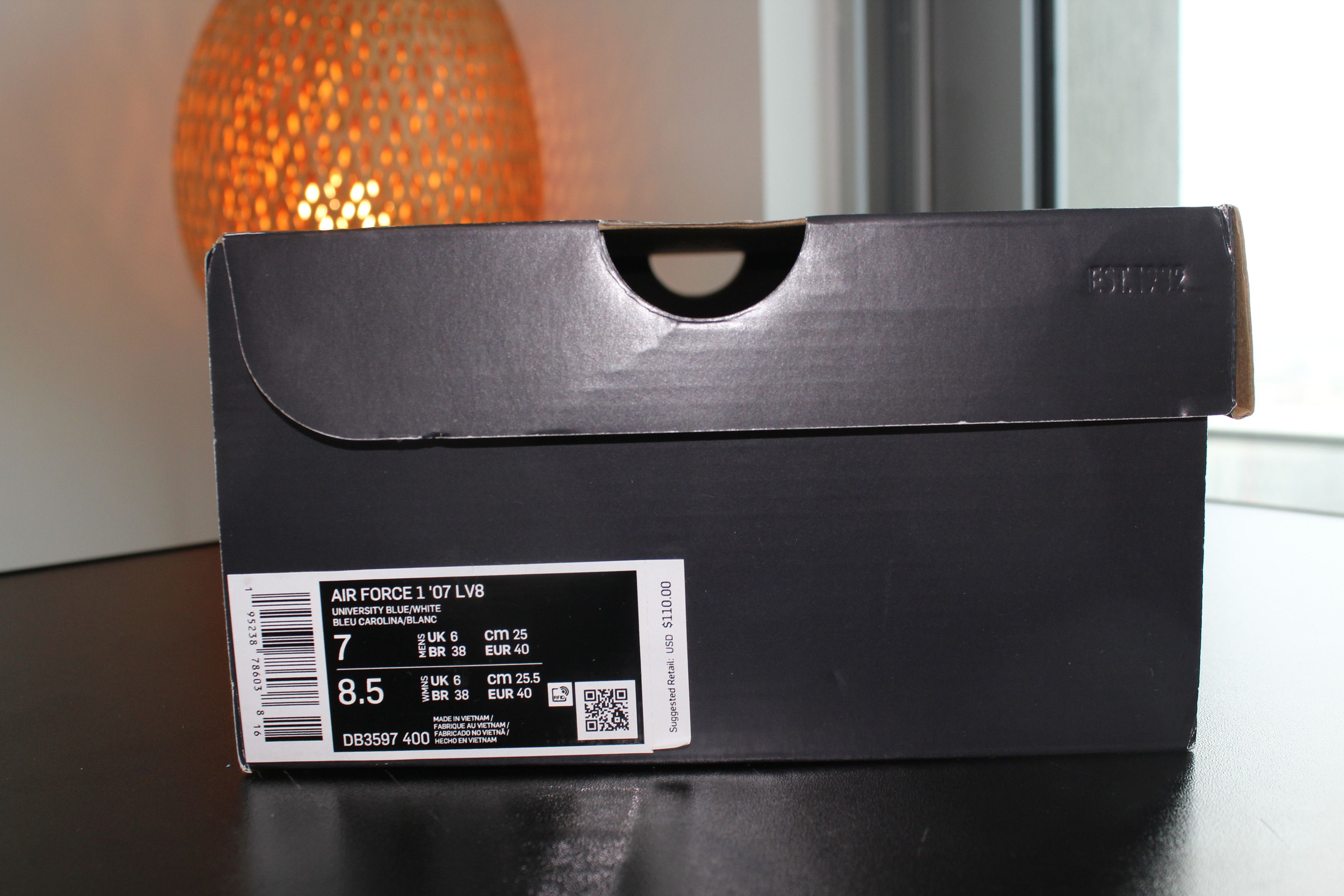 Nike Nike Air Force 1 '07 LV8 'First Use University Blue Size 7 Size US 7 / EU 40 - 8 Thumbnail
