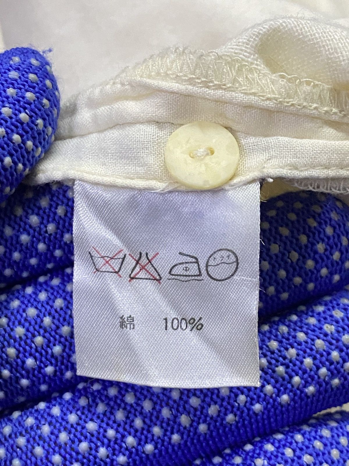 Issey Miyake Vintage 80s Issey Miyake Classic Cotton Blouses Size M / US 6-8 / IT 42-44 - 10 Thumbnail