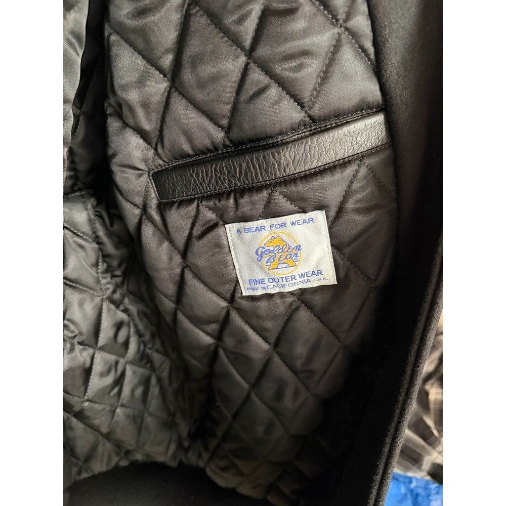 Reigning Champ Reigning Champ x Golden Bear Albany Black Varsity Jacket Size US XL / EU 56 / 4 - 9 Thumbnail