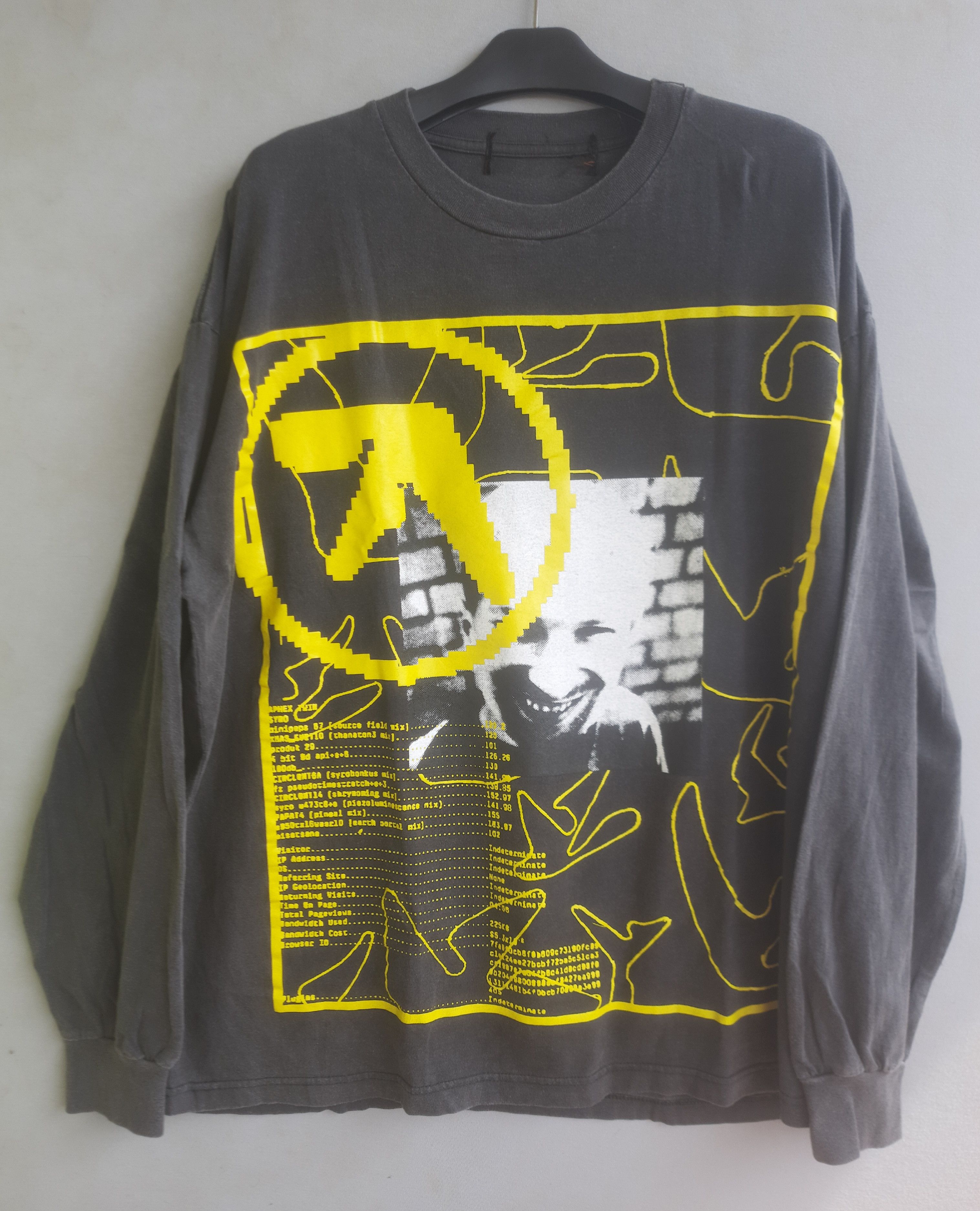 Band Tees Aphex Twin DJ Techno The Tuss T-Shirts Long Sleeve | Grailed