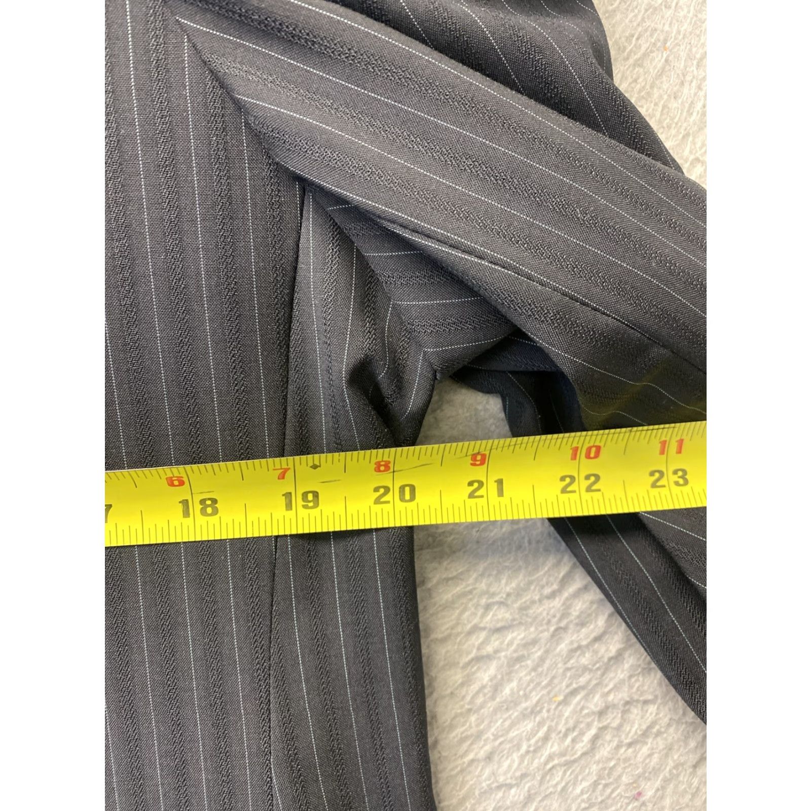 Ted Baker Ted Baker Blazer Mens 40R Black Endurance Sport Coat Suit Jacket Stripes 116-63 Size 40R - 7 Thumbnail