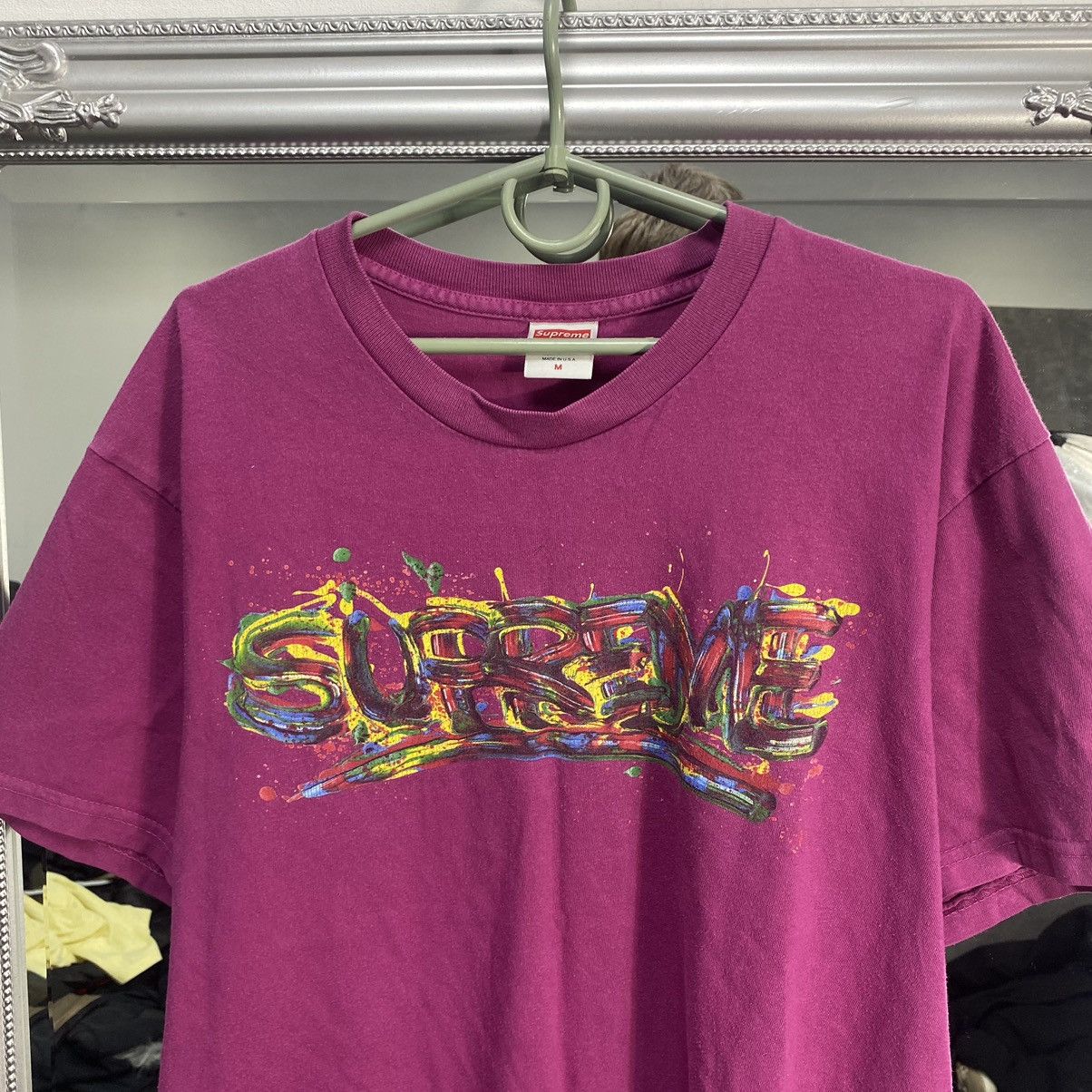 Supreme Supreme T Shirt big logo Size US M / EU 48-50 / 2 - 2 Thumbnail