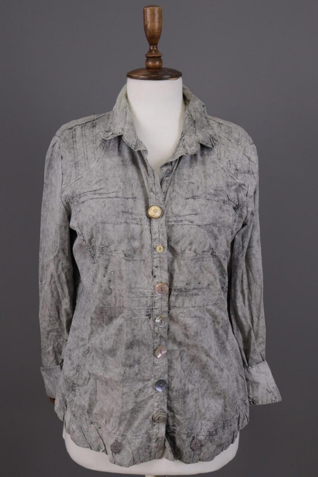 Bottega Veneta Ladies Bottega Gray Lightweight Jacket Size XL Size XL / US 12-14 / IT 48-50 - 1 Thumbnail