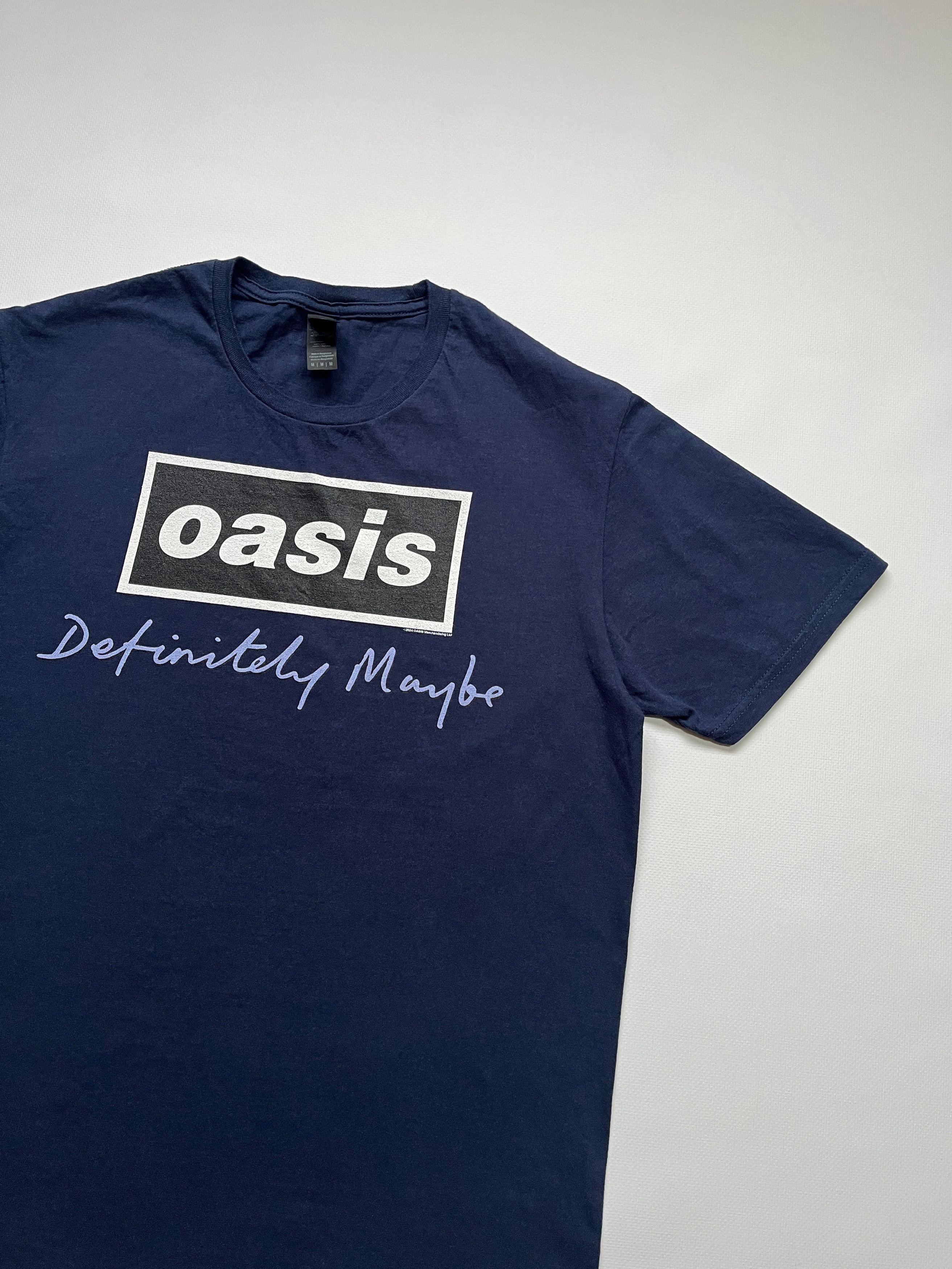 Band Tees Vintage Oasis Definitely Maybe Box Logo Rock Band T-Shirt Size US M / EU 48-50 / 2 - 2 Thumbnail