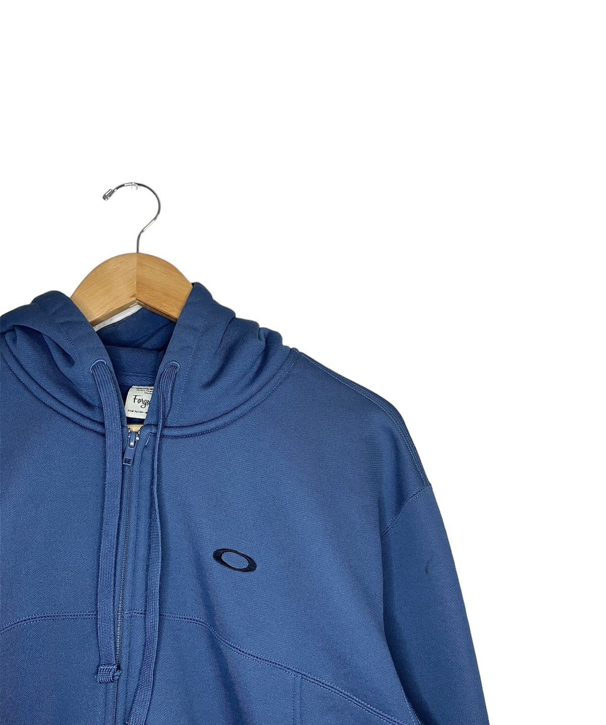 Oakley Vintage Y2k Oakley O Logo Zip Up Fleece Hoodie Size US L / EU 52-54 / 3 - 2 Thumbnail