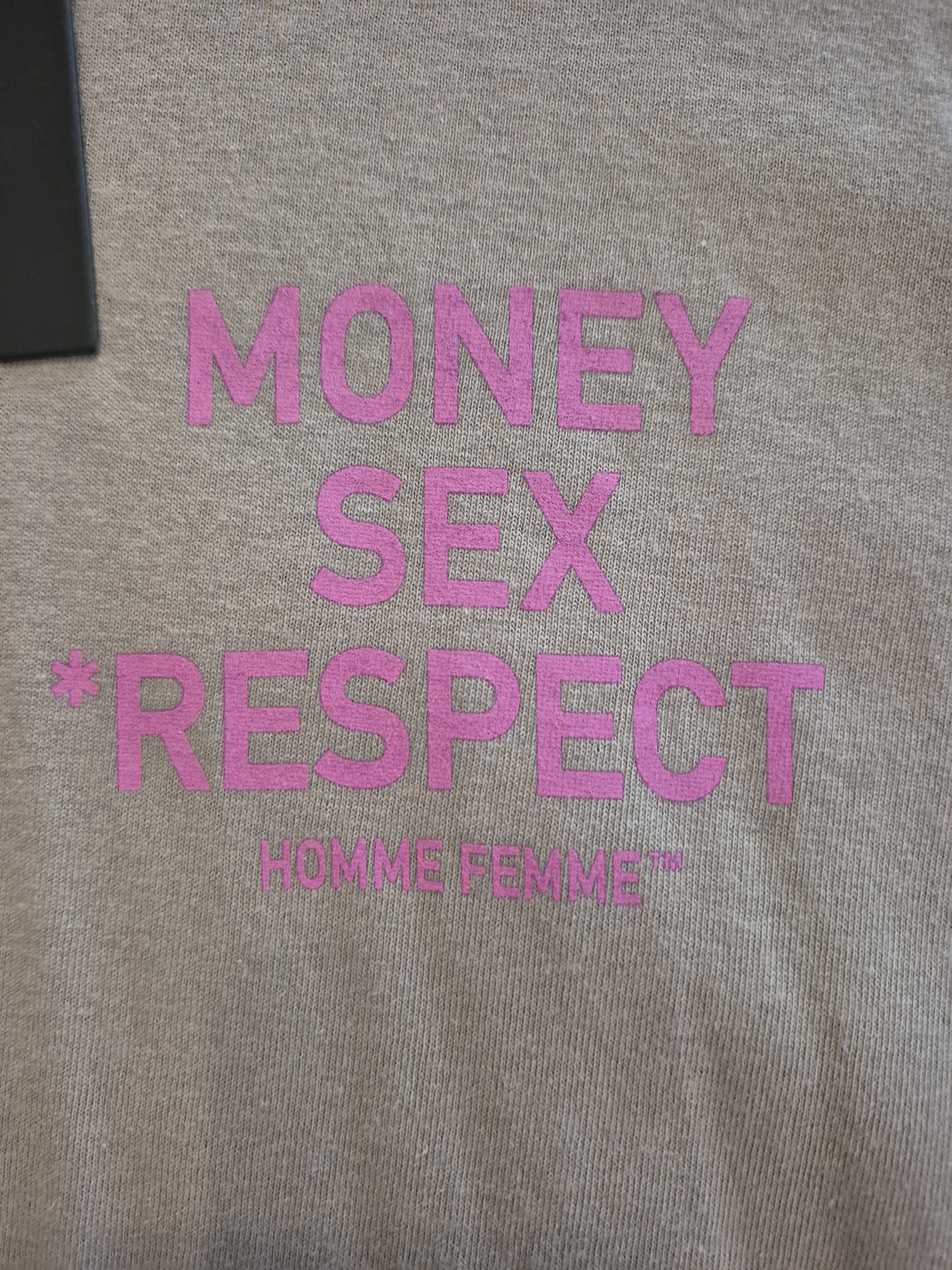 Homme + Femme La Homme Femme Money Sex Respect Tee Shirt Size 2XL BNWT Size US XXL / EU 58 / 5 - 2 Thumbnail