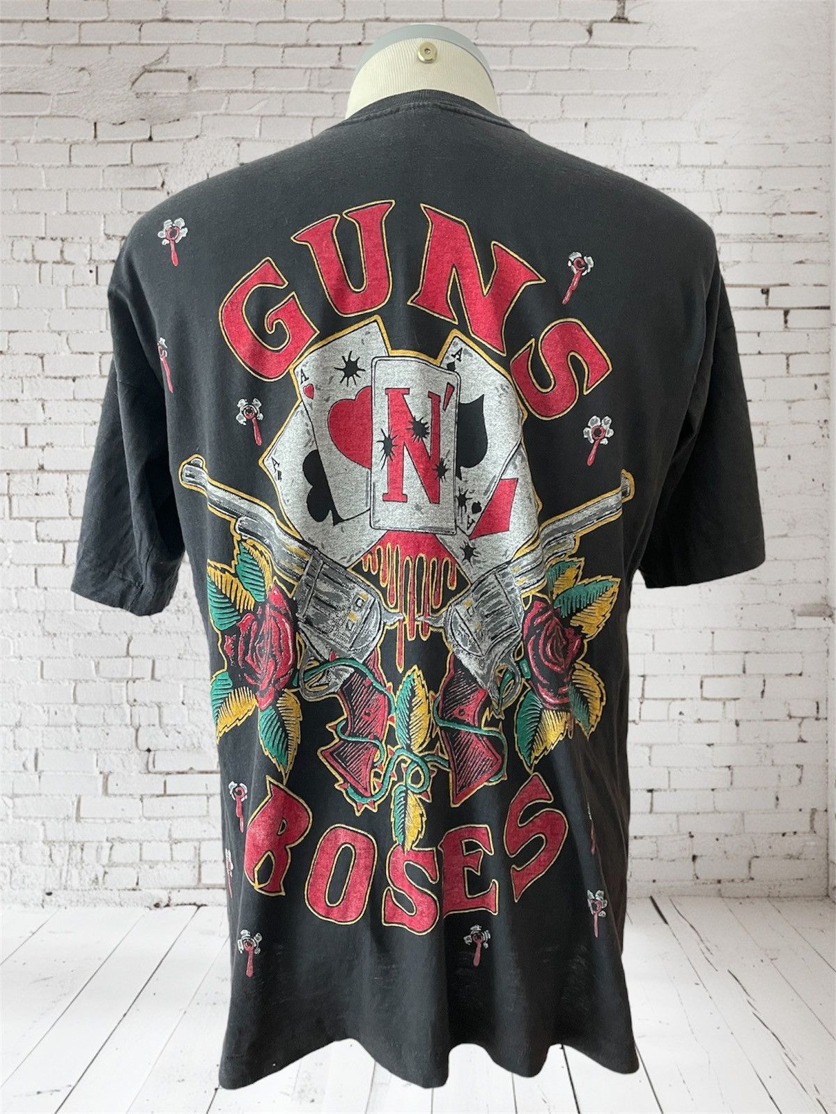 Vintage Vintage Guns N’ Roses Use Your Illusion-Era Bootleg T-Shirt Size US XXL / EU 58 / 5 - 5 Thumbnail