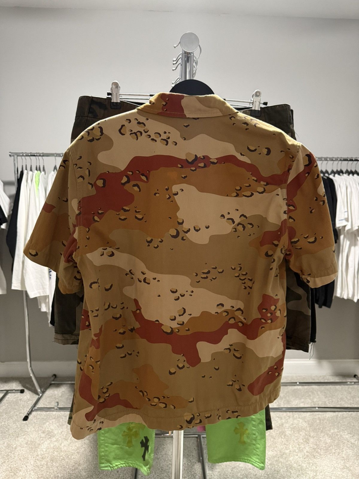 Chrome Hearts Chrome Hearts Camo Sex Records Button Up Size US M / EU 48-50 / 2 - 2 Thumbnail