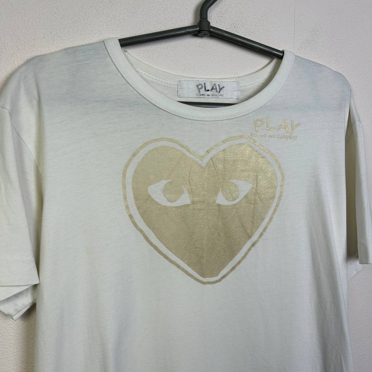 Comme des Garcons PLAY Luxury Play Comme Des Garcons Big logo y2k designer tee Size US M / EU 48-50 / 2 - 2 Thumbnail