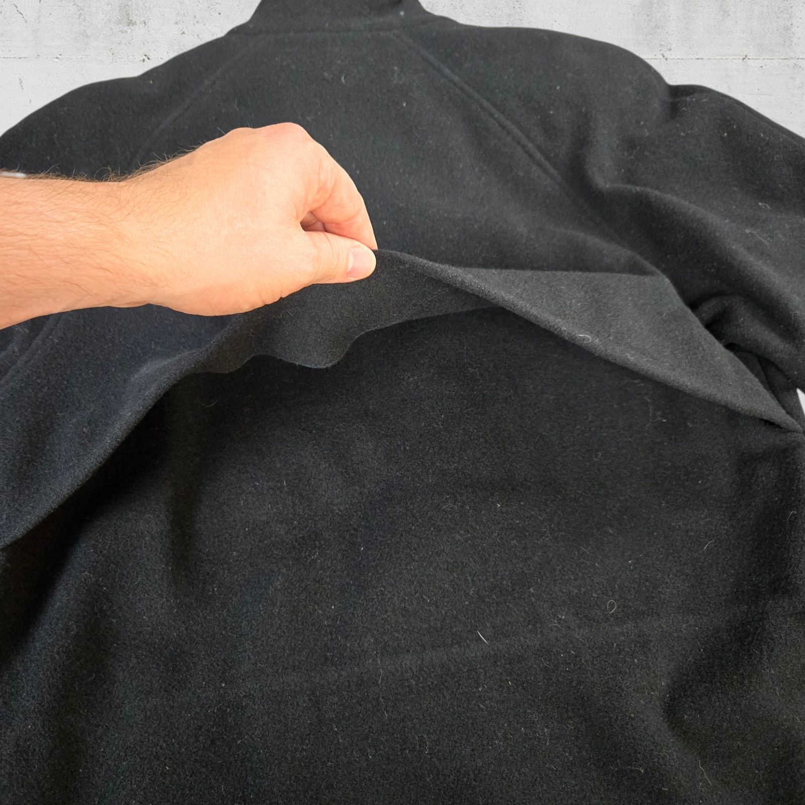 Vintage Vintage Black Wool Blend Toggle Closure Coat Size Medium Size M / US 6-8 / IT 42-44 - 13 Thumbnail