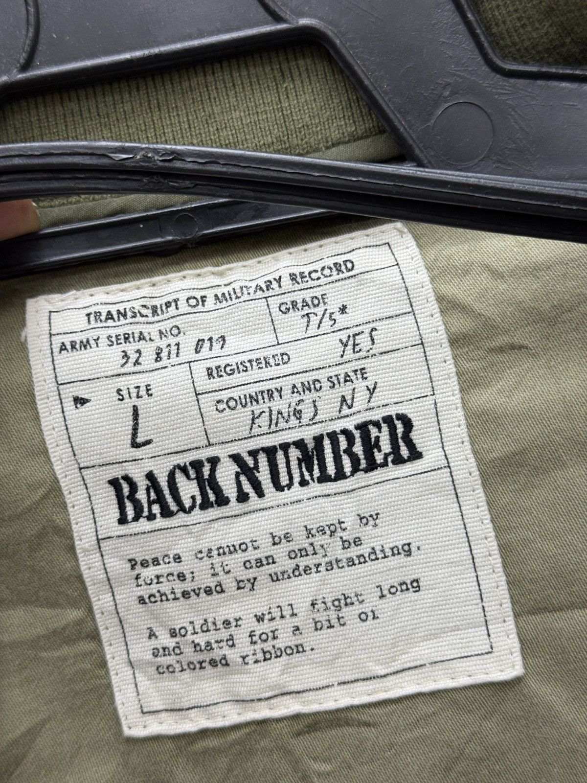 Japanese Brand 🔥🔥🔥ARCHIVE VINTAGE BACK NUMBER MILITARY JACKET Size US M / EU 48-50 / 2 - 8 Thumbnail