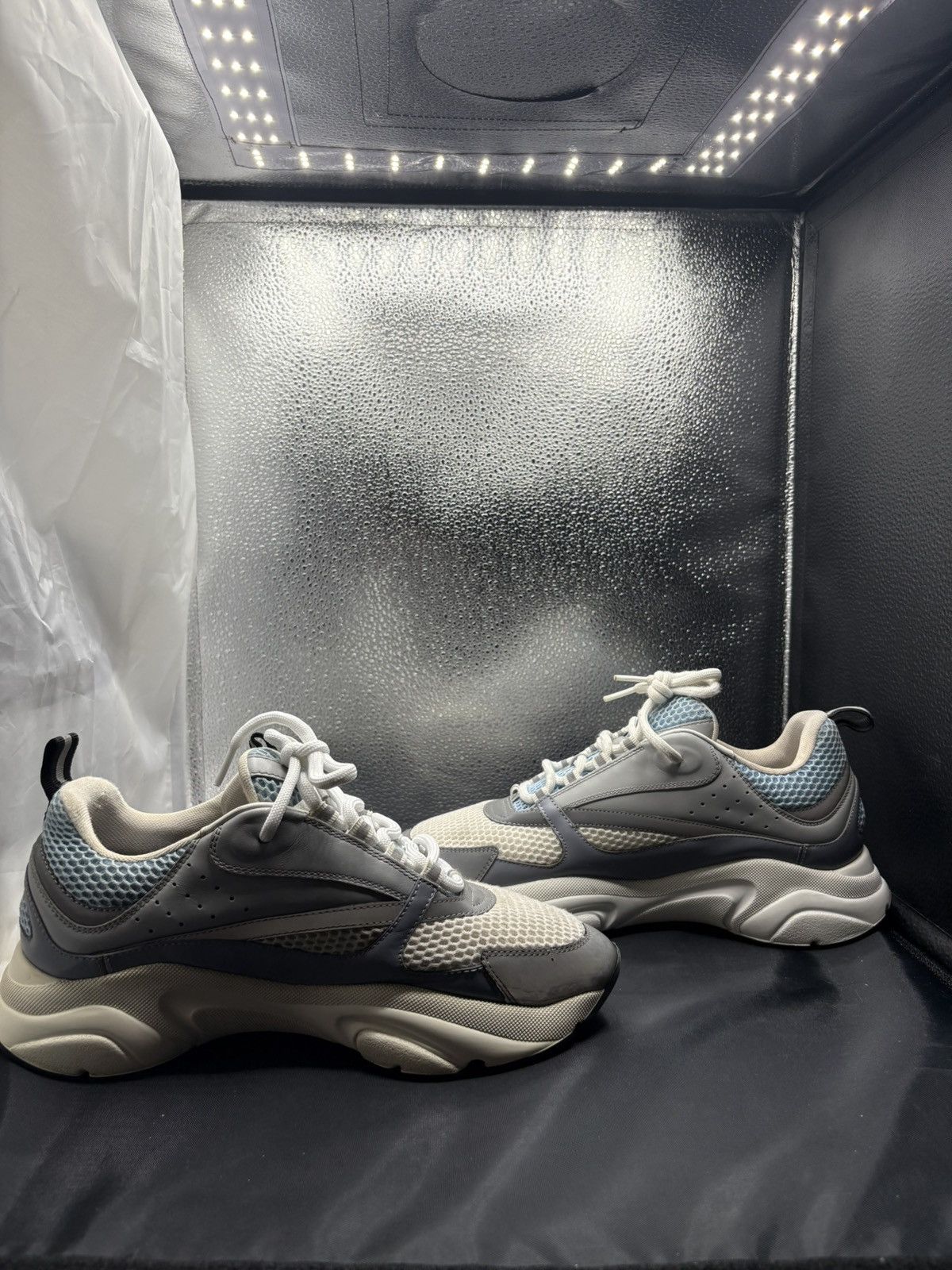 Dior Dior B22 White Blue Size US 12 / EU 45 - 4 Thumbnail