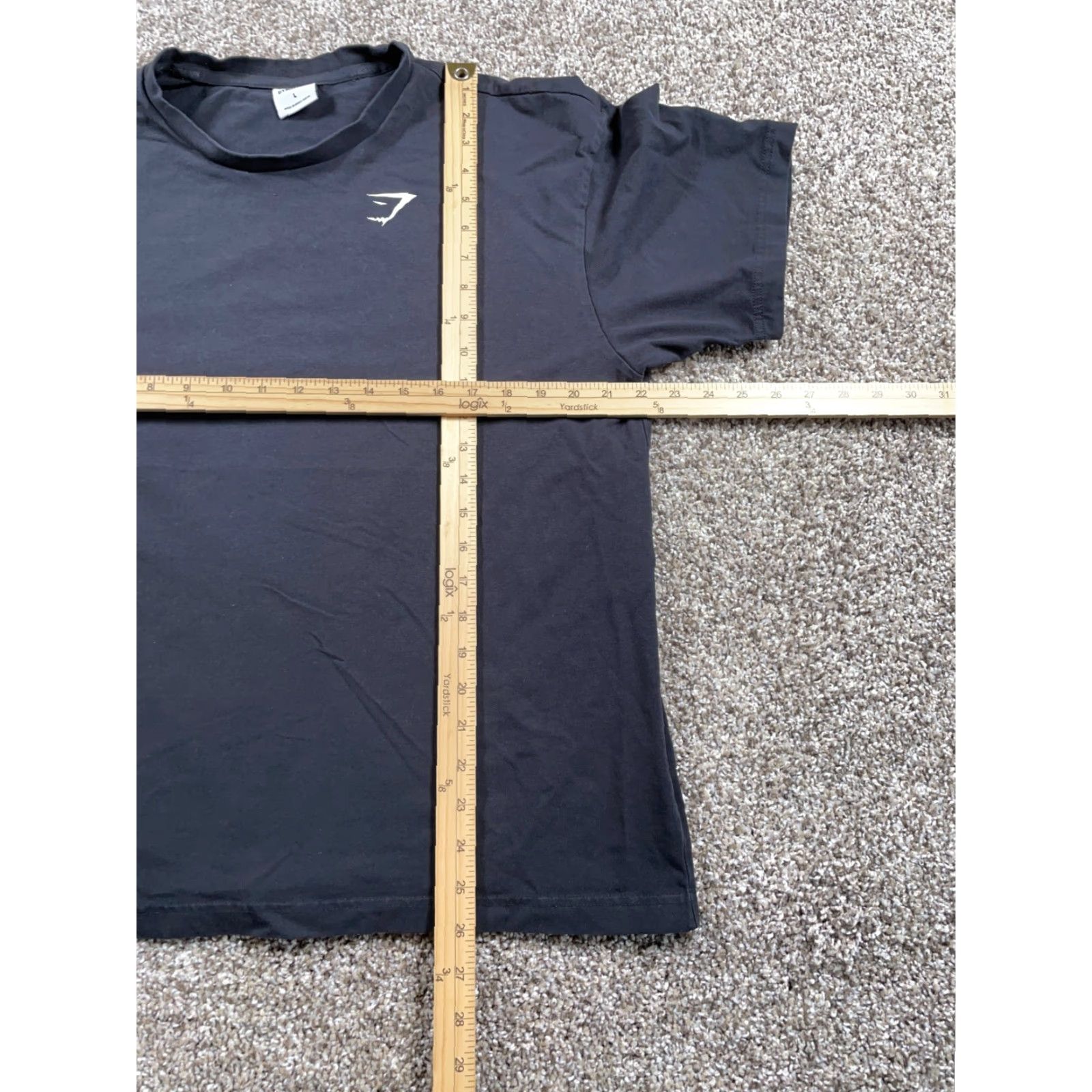Gymshark Gymshark T-Shirt Adult Large Black Logo Cotton Blend Activewear Mens Size US L / EU 52-54 / 3 - 6 Thumbnail