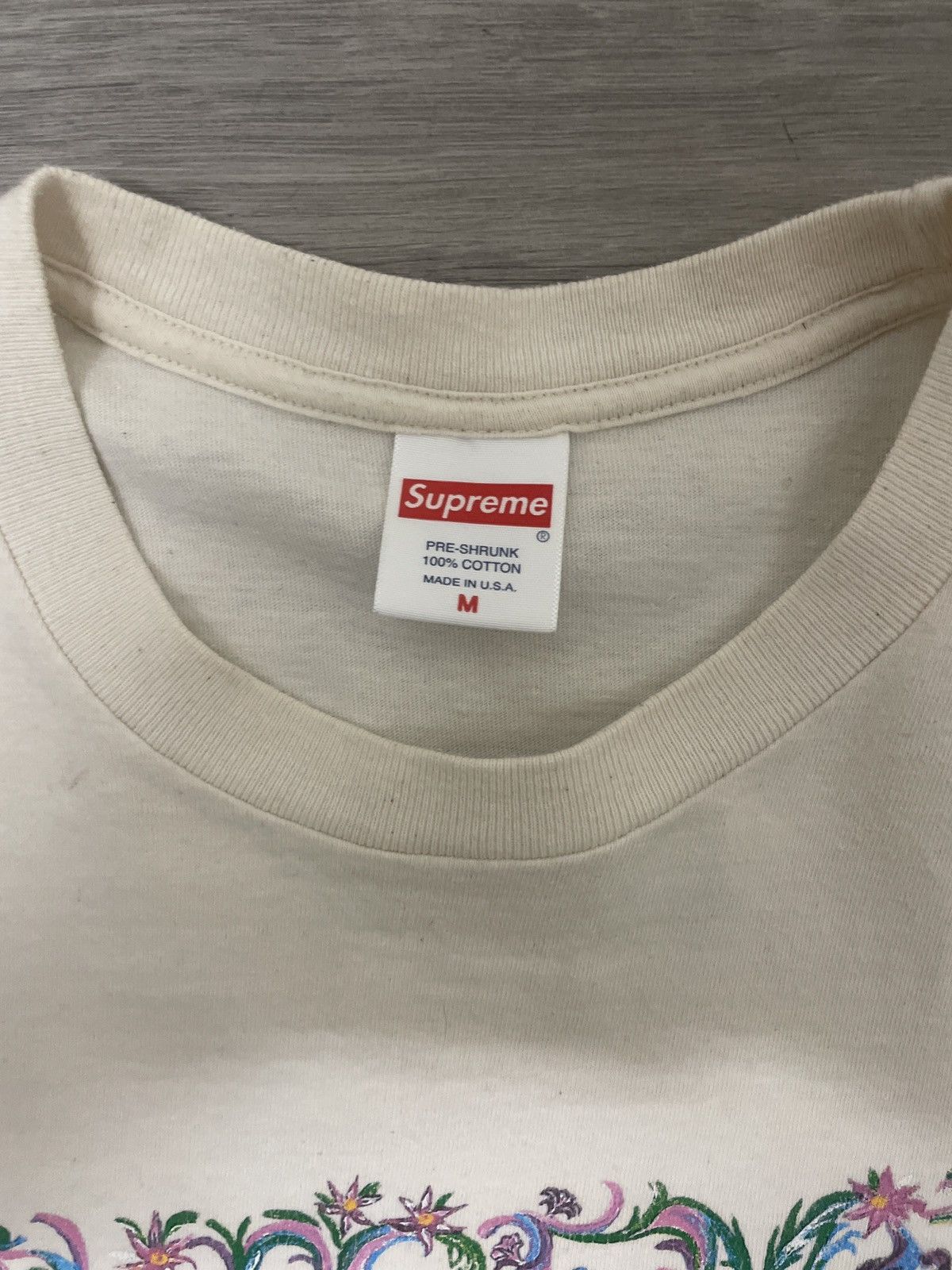 Supreme Supreme natural crest tee Size US M / EU 48-50 / 2 - 2 Thumbnail