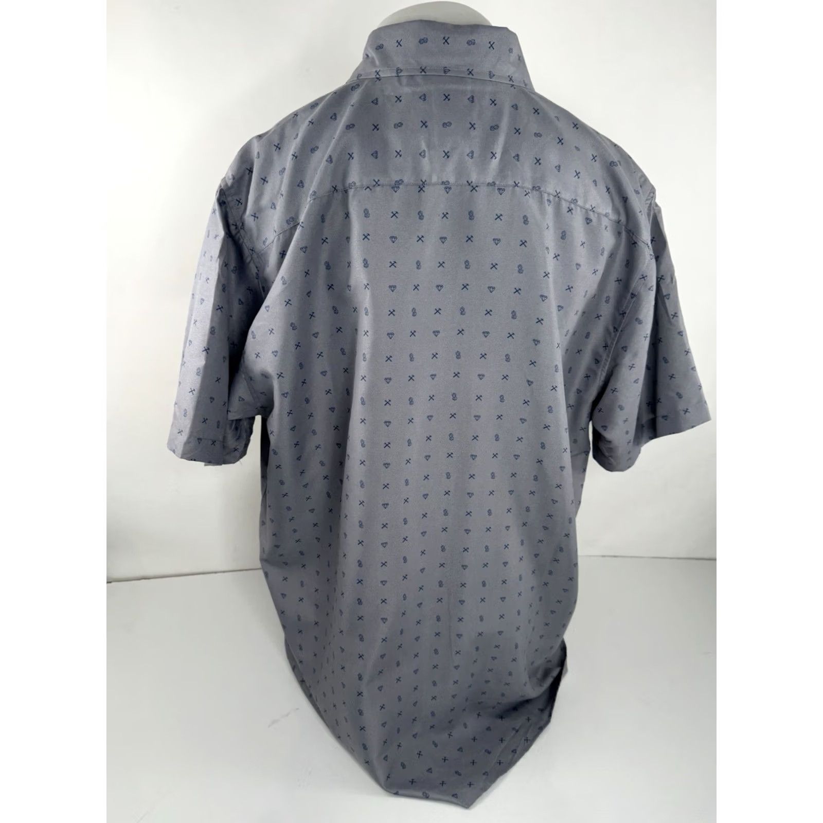 Vintage Dixxon DOXXON FLANNEL - DIAMOND MINING DICE GAMBLING Mens 2XL Shirt - EXCELLENT Shirt Mens 2XL Gray Diamond Mining Dice Gambling J9 Size US XXL / EU 58 / 5 - 3 Thumbnail