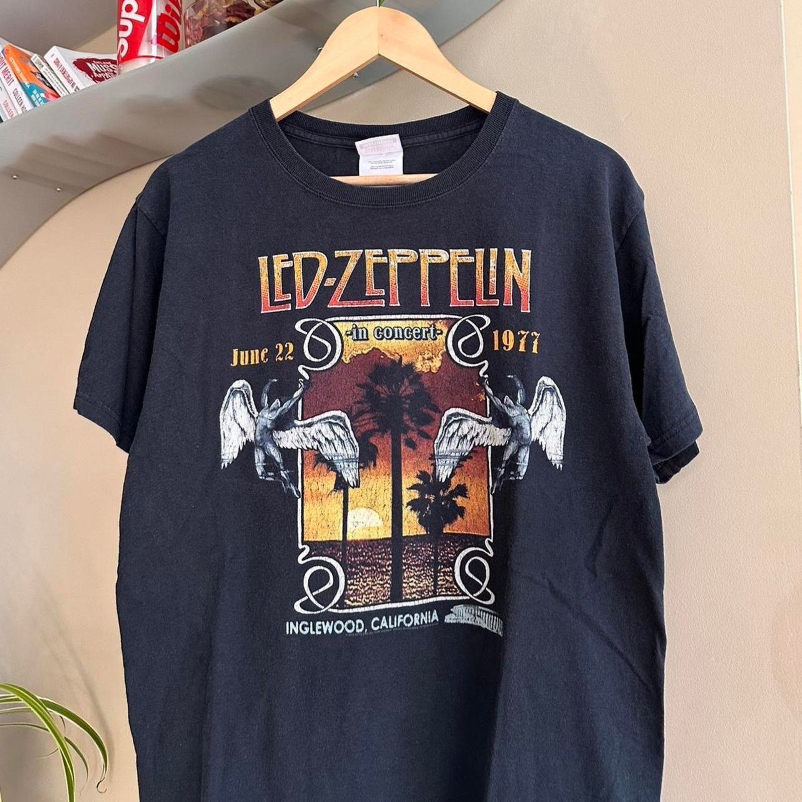 Band Tees × Vintage Vintage 2005 Led Zeppelin Band Shirt Size US M / EU 48-50 / 2 - 2 Thumbnail