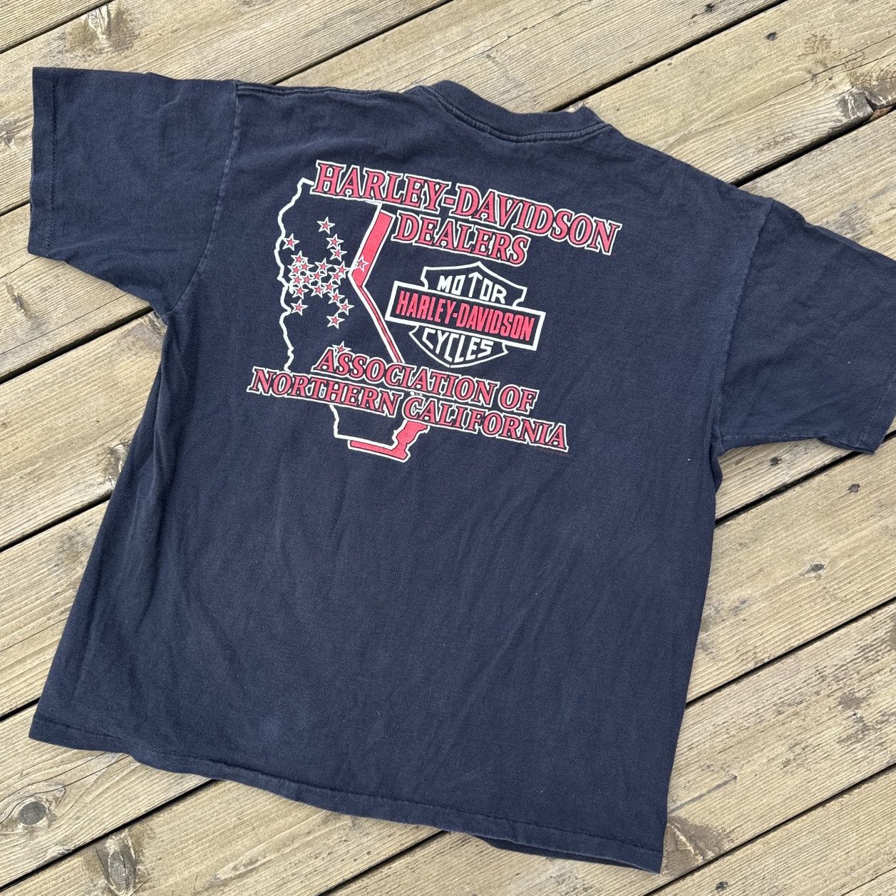 Harley Davidson Vintage 1992 Harley Davidson Carson City Fall Run T Shirt XL Size US XL / EU 56 / 4 - 9 Thumbnail