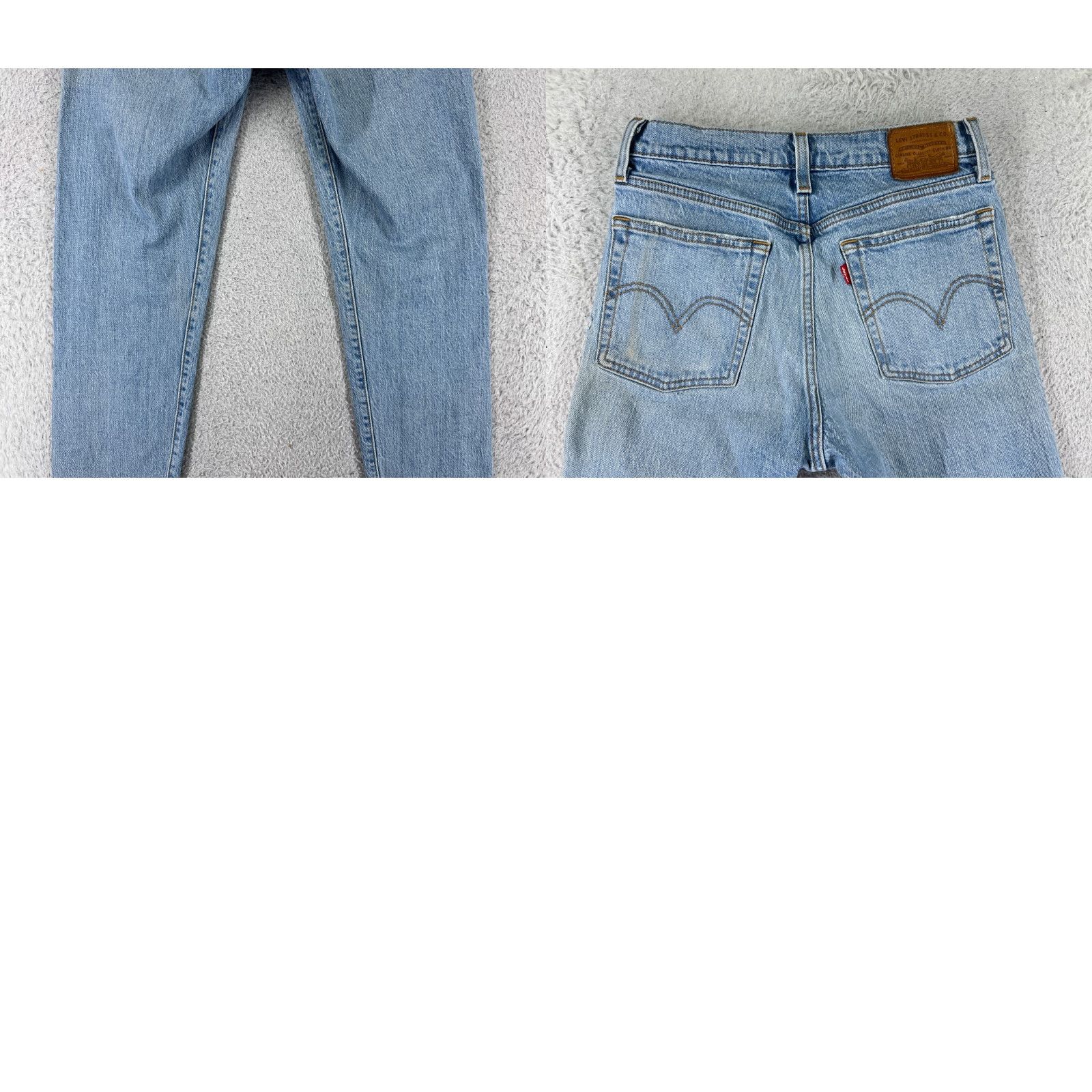 Levi's VINTAGE Levis Premium Jeans Womens 26 Blue Denim Levi's Wedgie Fit Mid Rise Distressed Stretch 5-Pocket Size 26" / US 2 / IT 38 - 10 Thumbnail
