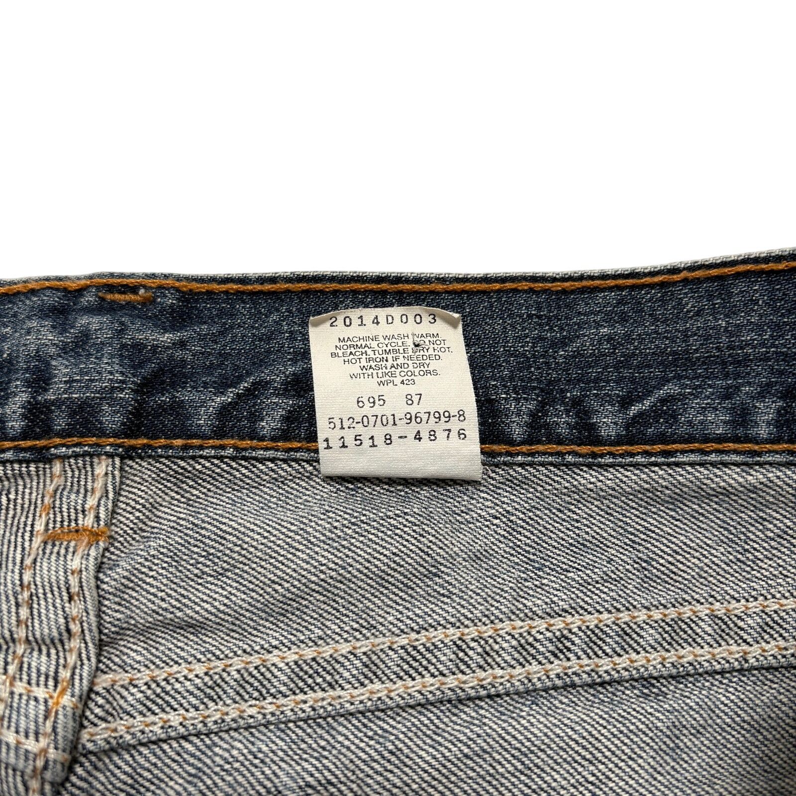 Levi's VTG 90s Levi's 518 Low Rise Bootcut Flare Jeans Blue 30x31 Size 30" / US 8 / IT 44 - 7 Thumbnail