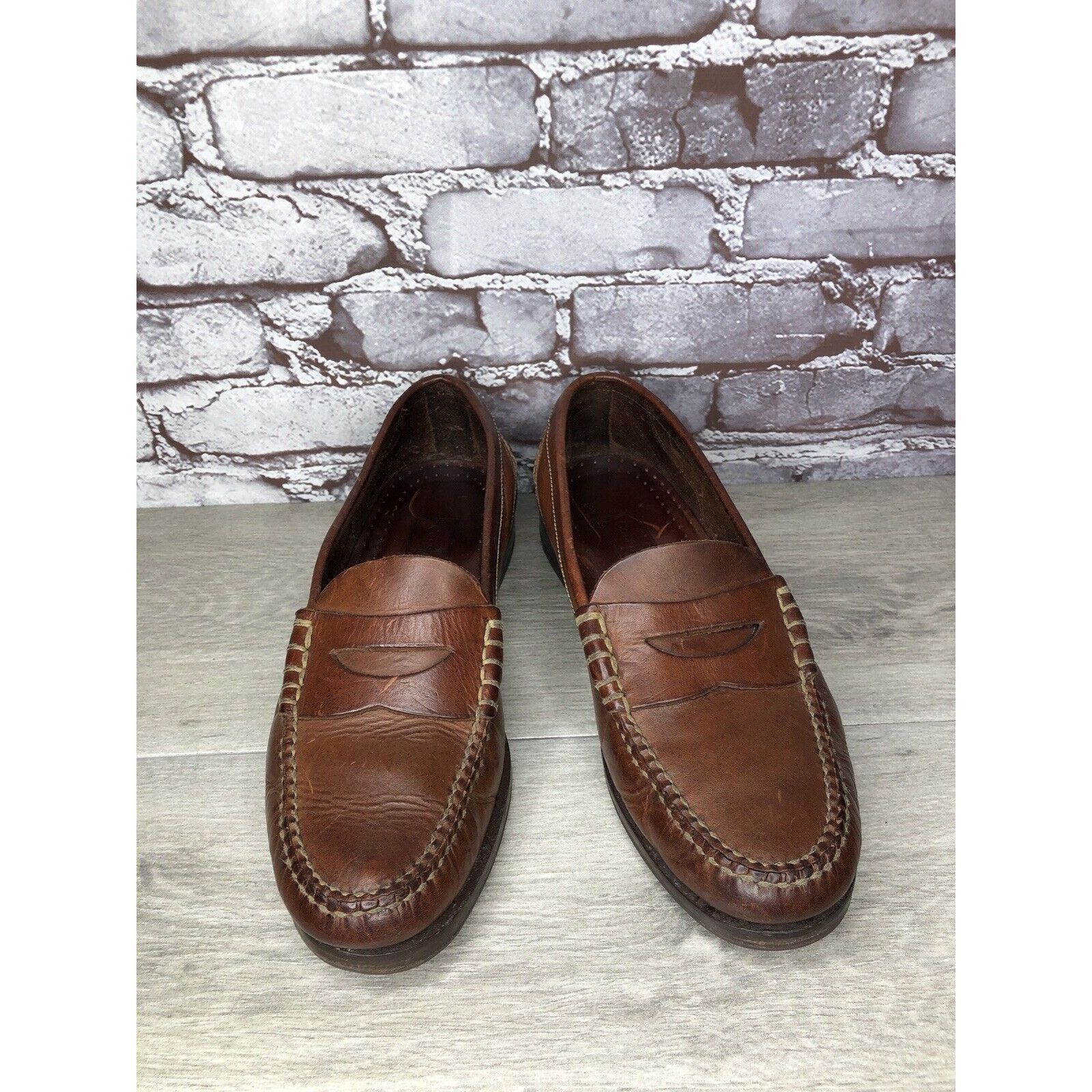 Cole Haan Cole Haan Dark Brown Leather Penny Loafers Casual Shoes Men’ Size US 11.5 / EU 44-45 - 2 Thumbnail