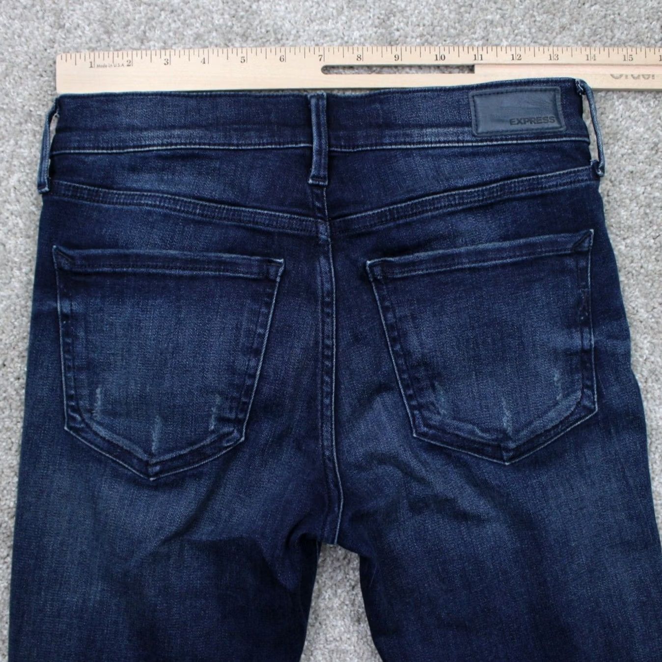 Express Express Jeans Woman 2R/2R Ankle Jegging Denim Mid Rise Blue Stretch XS Size 26" / US 2 / IT 38 - 6 Thumbnail