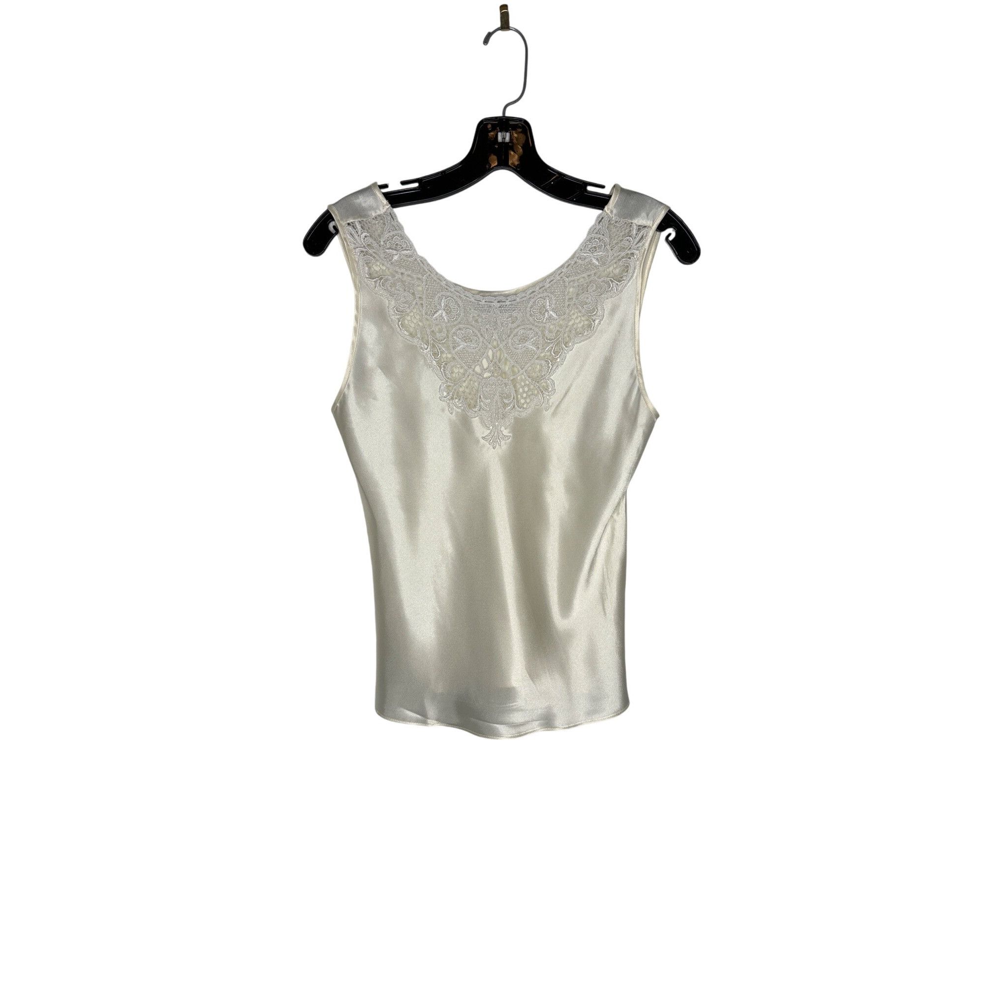 Vintage VINTAGE CINEMA ETOILE WOMEN'S SATIN AND LACE CAMISOLE SZ S Size ONE SIZE - 1 Thumbnail