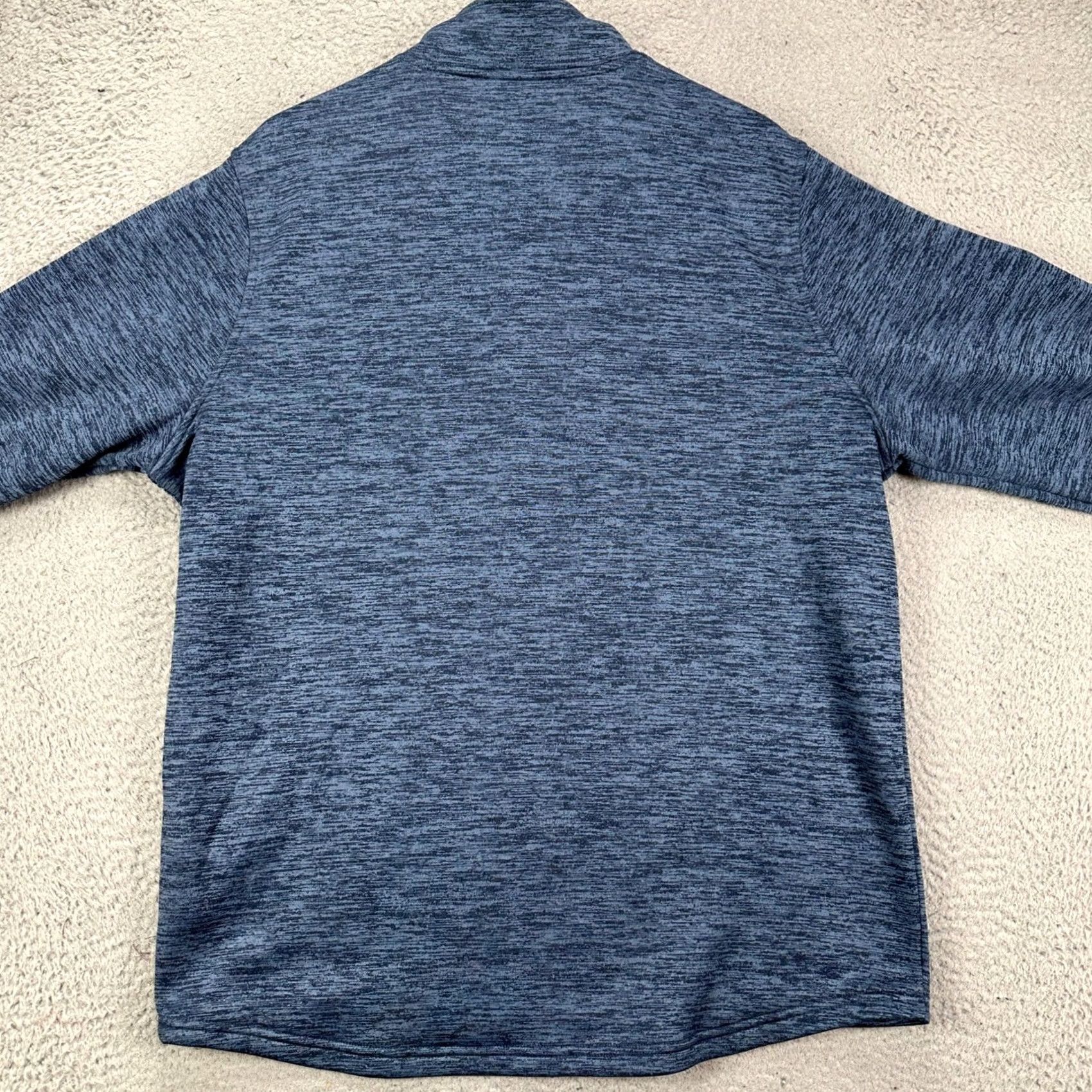 Under Armour Under Armour ColdGear Mens Large Sweatshirt Blue Salt Pepper Quarter Zip EUC Size US L / EU 52-54 / 3 - 2 Thumbnail